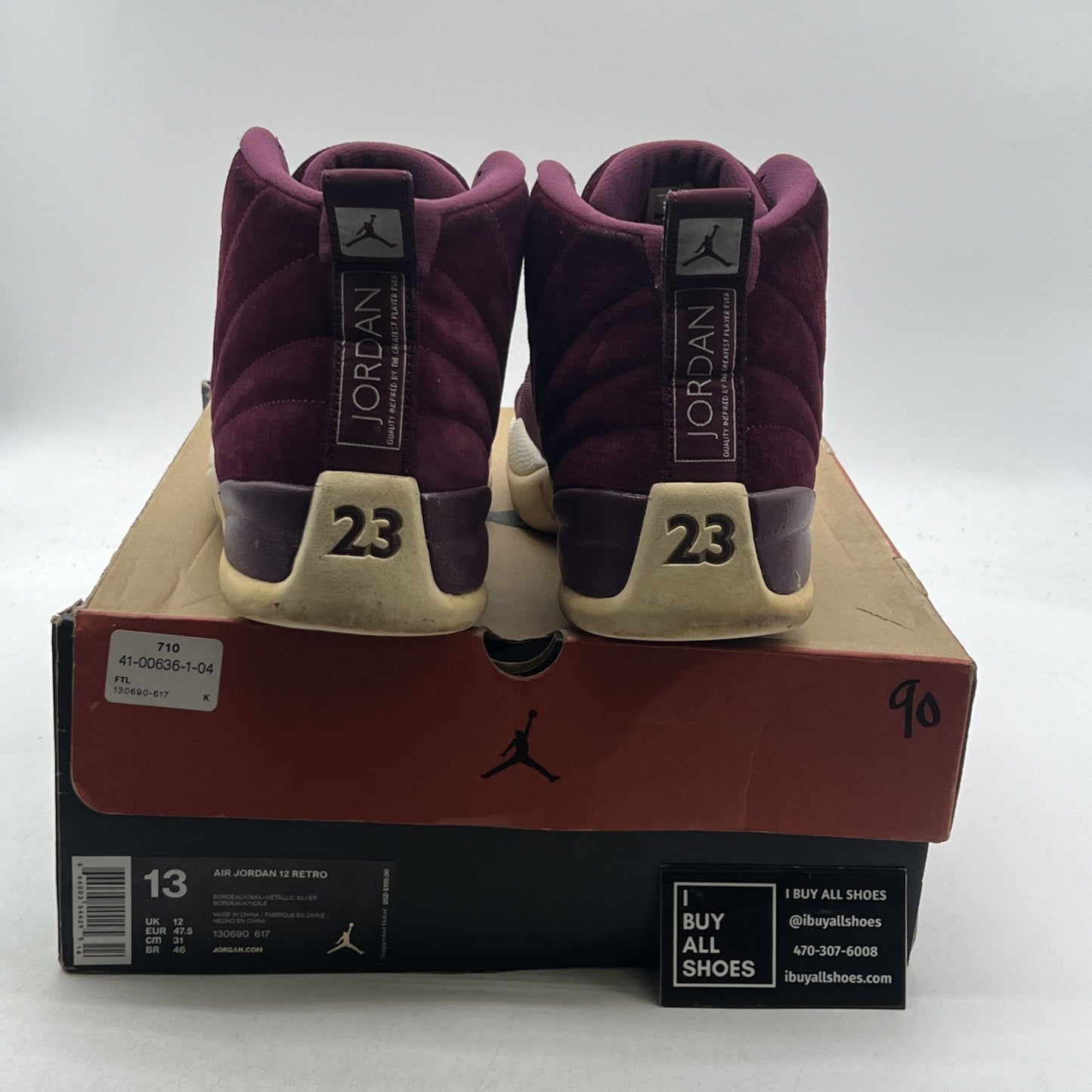 Size 13 - Air Jordan 12 Retro Bordeaux (130690-617)