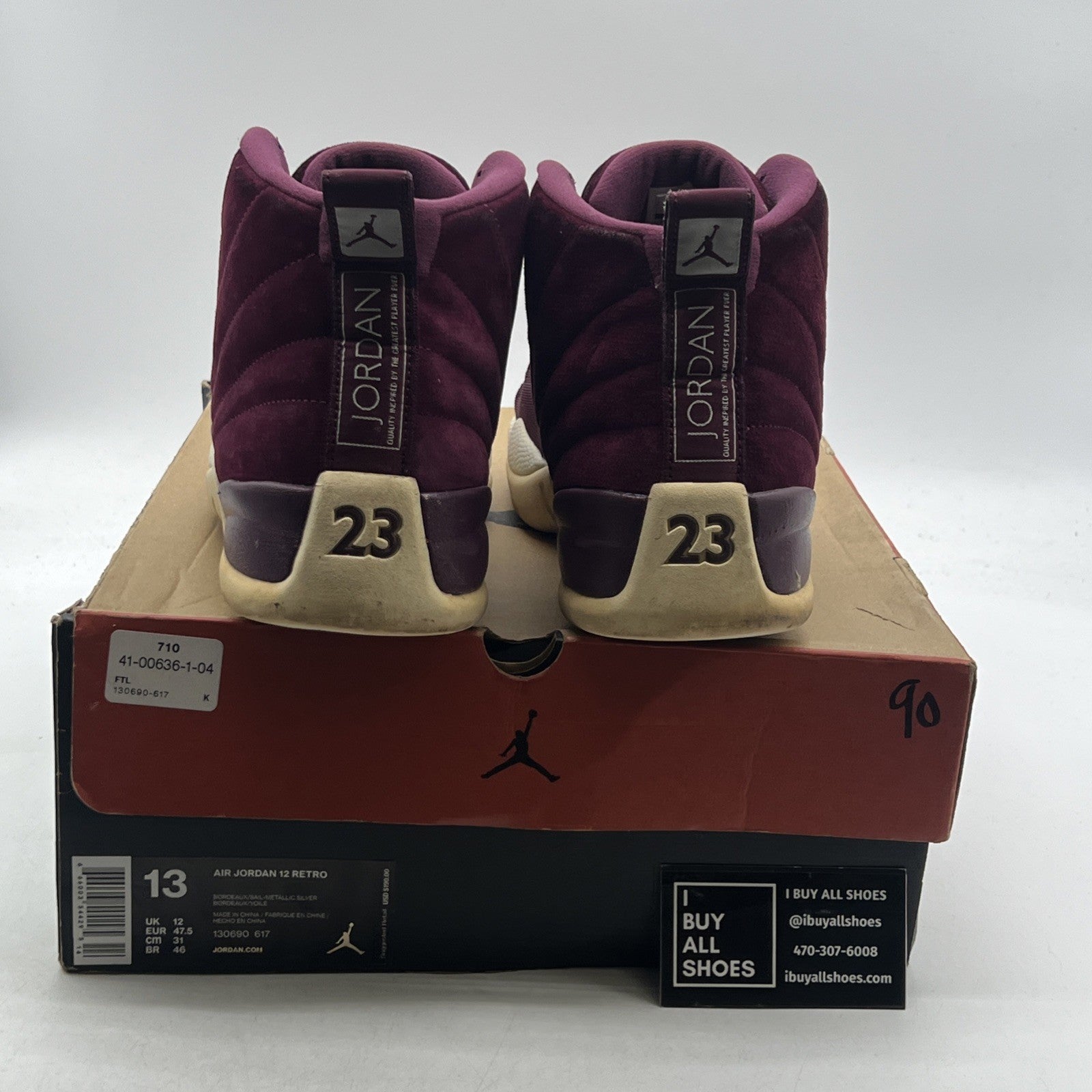 Size 13 - Air Jordan 12 Retro Bordeaux (130690-617)