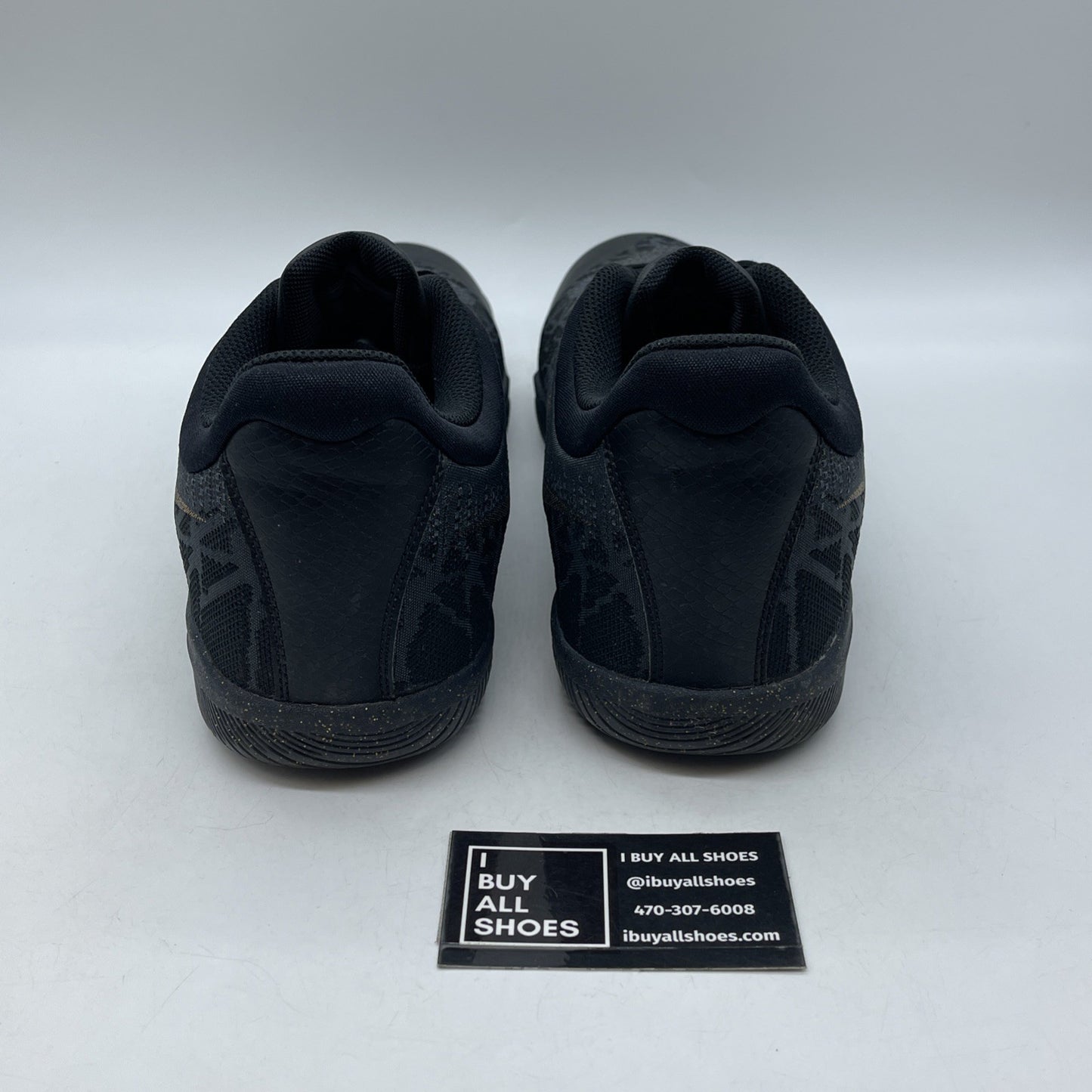 Size 14 - Nike Mamba Rage Gold Stars Black Suede Leather (908972-099)
