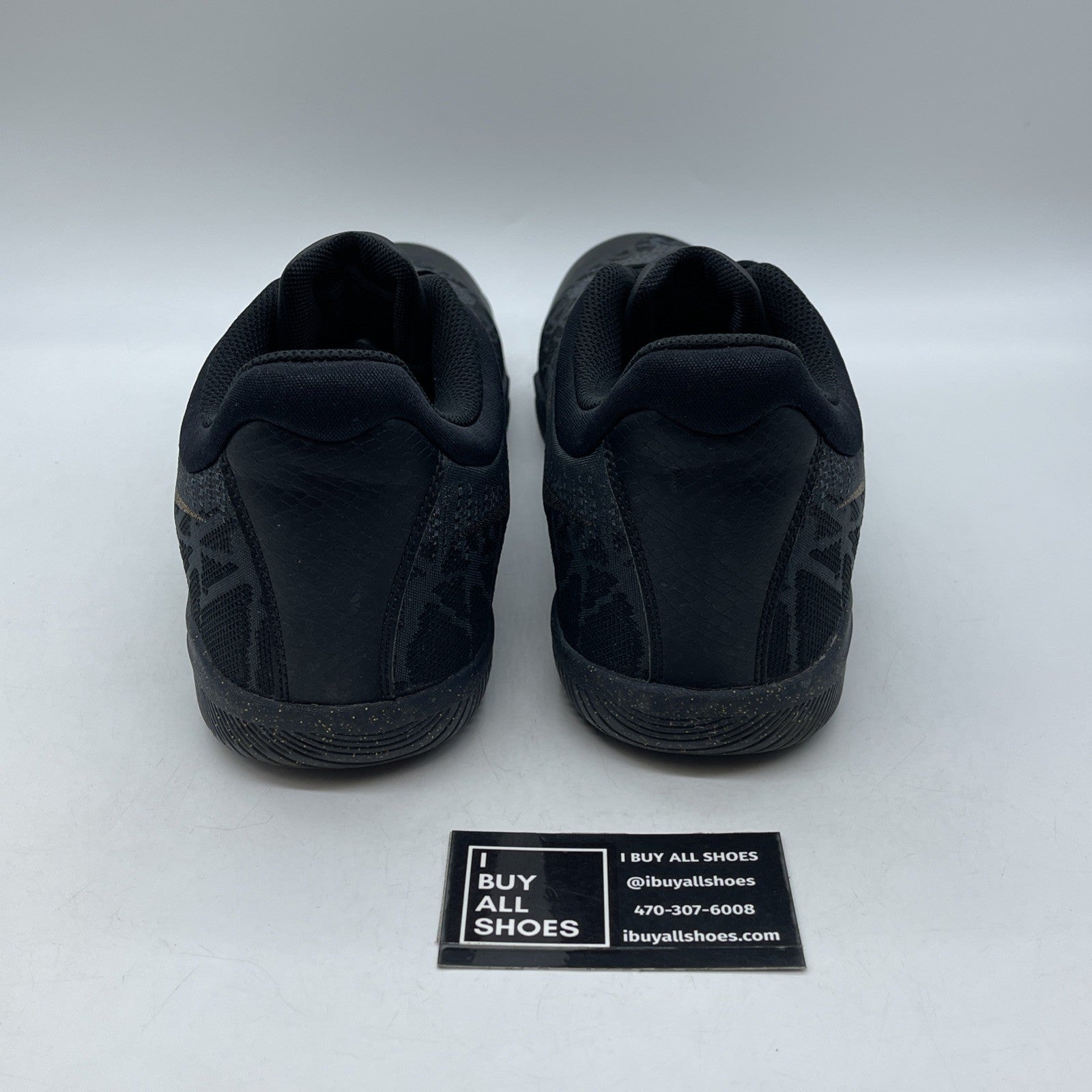Size 14 - Nike Mamba Rage Gold Stars Black Suede Leather (908972-099)