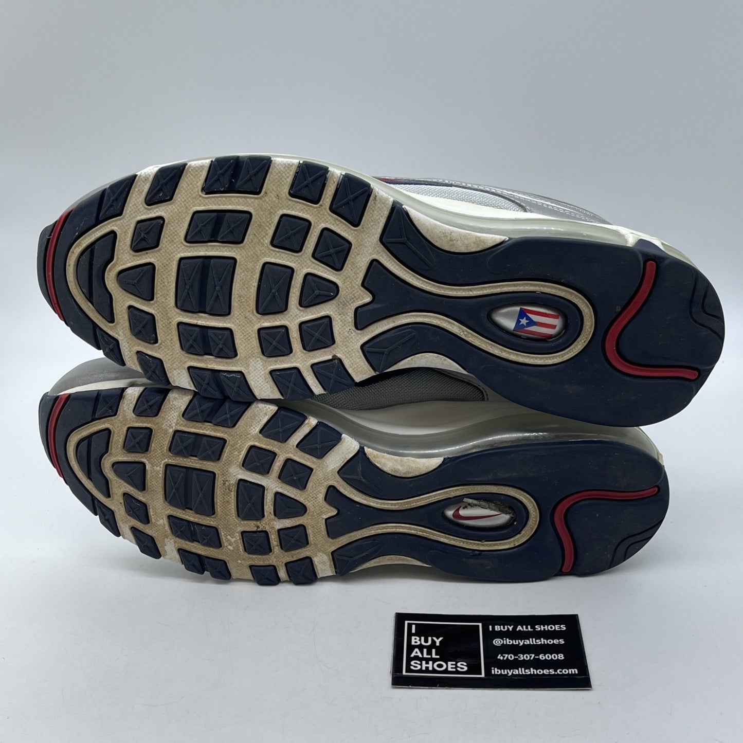 Size 12 - Nike Air Max 97 OG SP Puerto Rico Grey Suede Leather (DH2319-001)