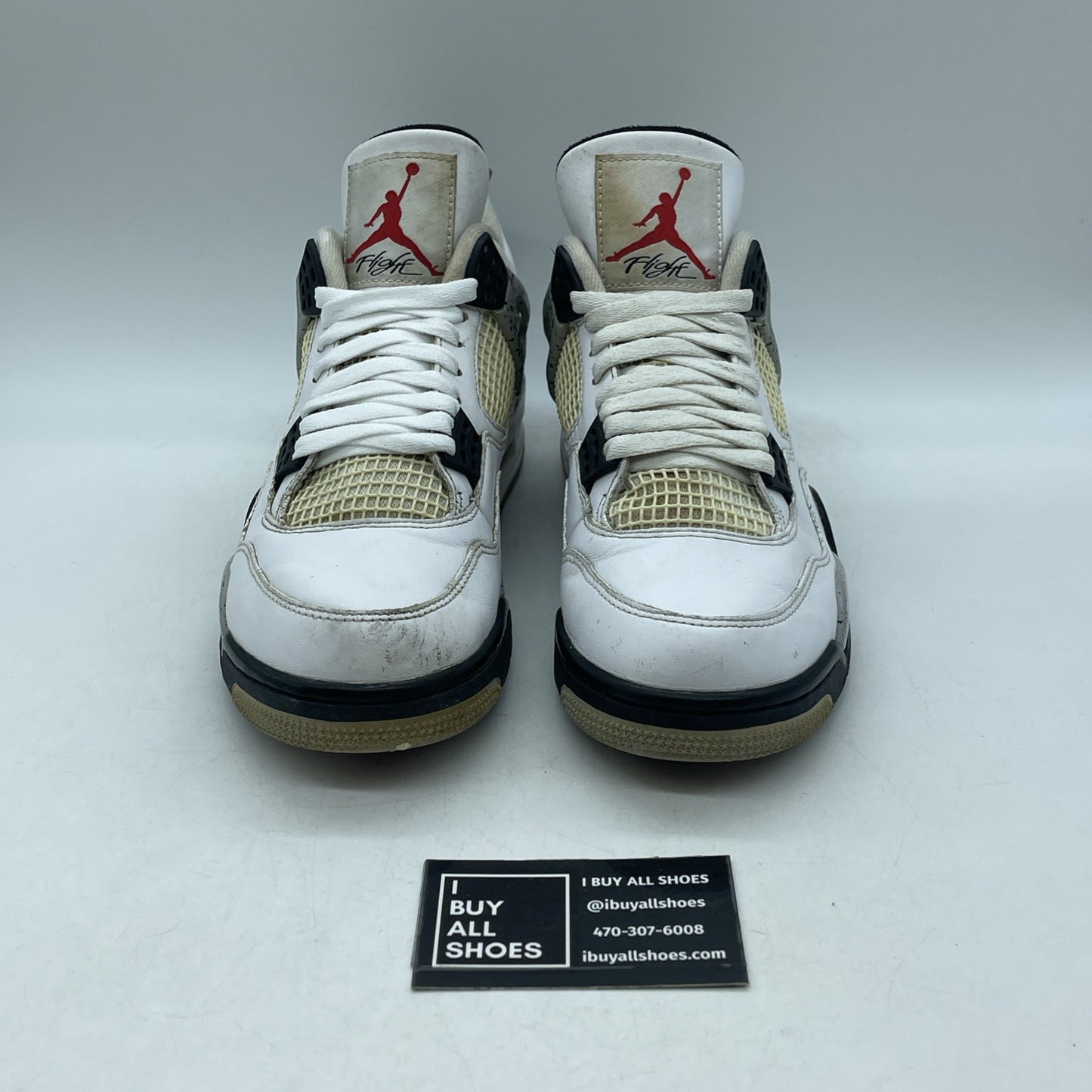 Size 8.5 - Air Jordan 4 Retro OG Mid White Cement (840606-192)