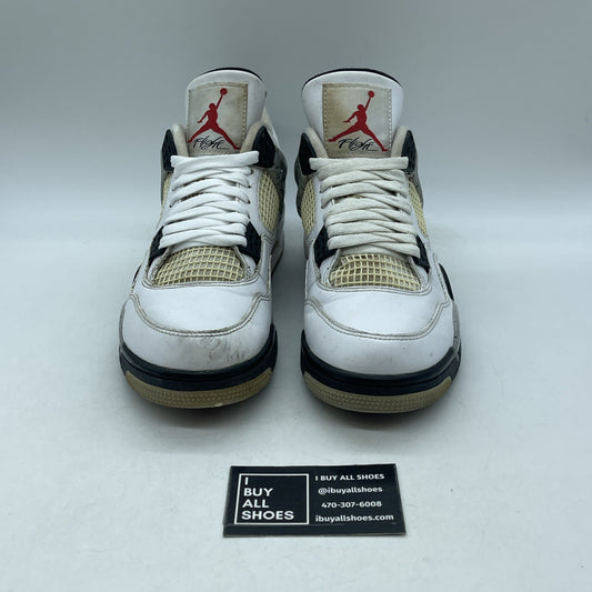 Size 8.5 - Air Jordan 4 Retro OG Mid White Cement (840606-192)