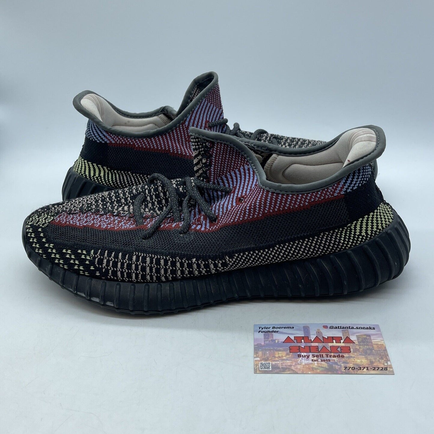 Size 11 - adidas Yeezy Boost 350 V2 Yecheil Non-Reflective Yellow Black (FW5190)