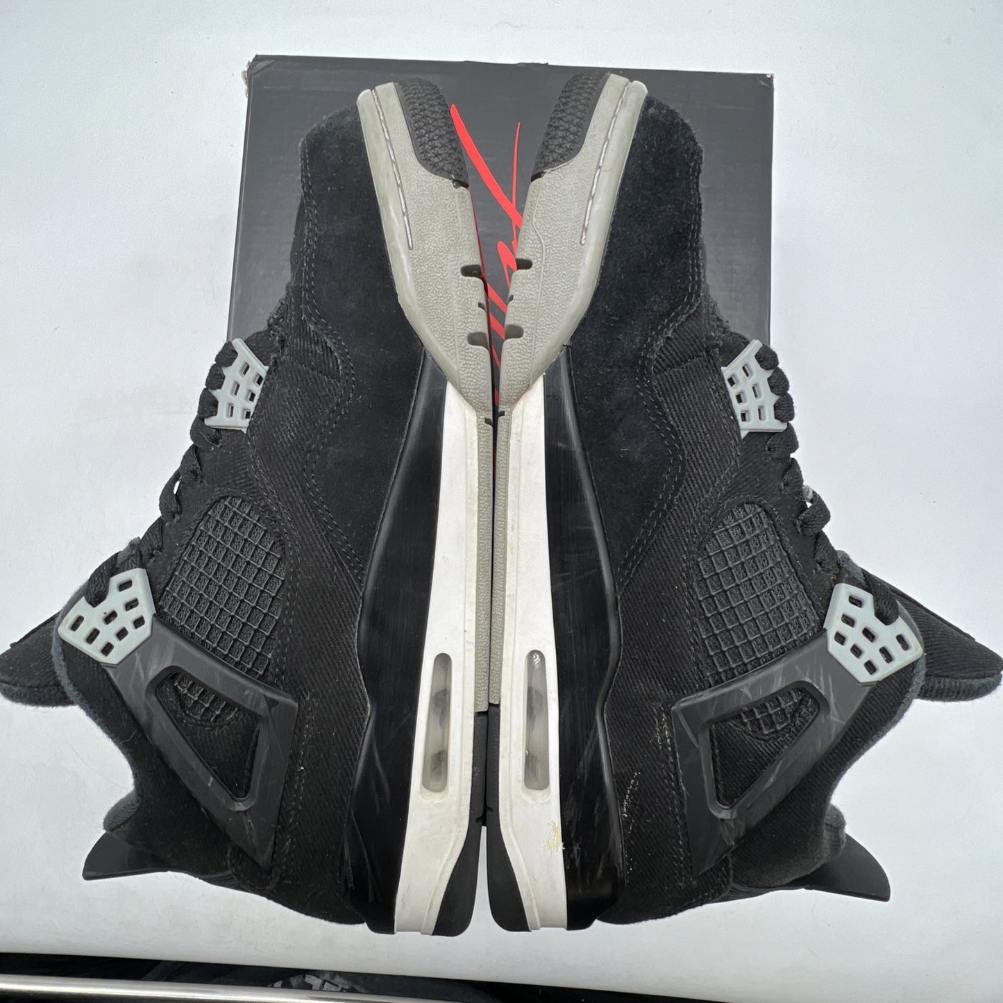 Size 9.5 - Air Jordan 4 Retro SE Mid Black Canvas (DH7138-006)
