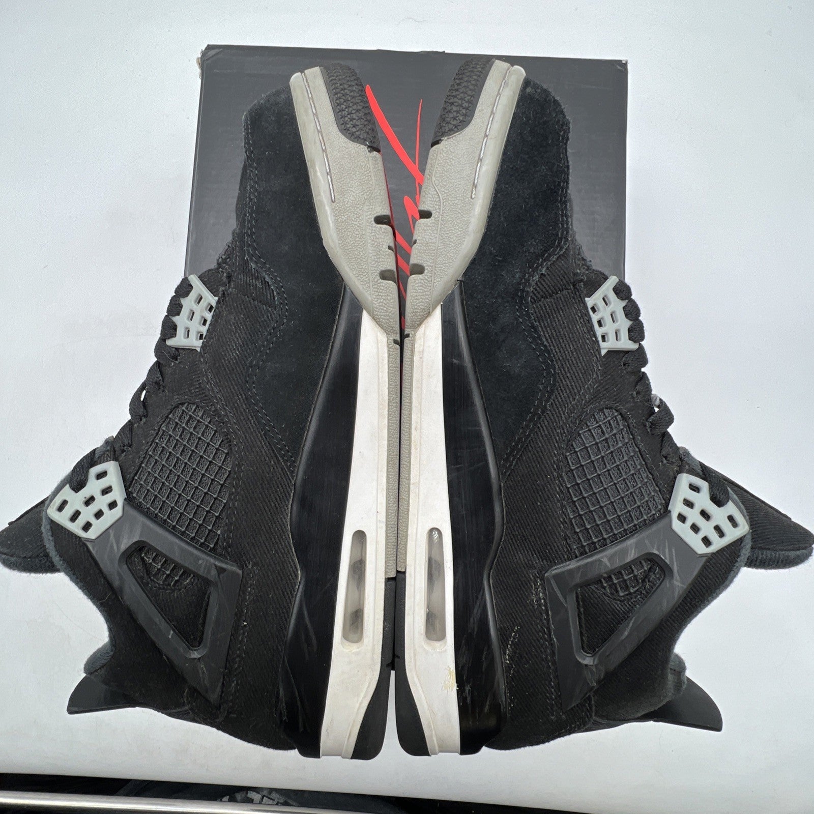 Size 9.5 - Air Jordan 4 Retro SE Mid Black Canvas (DH7138-006)