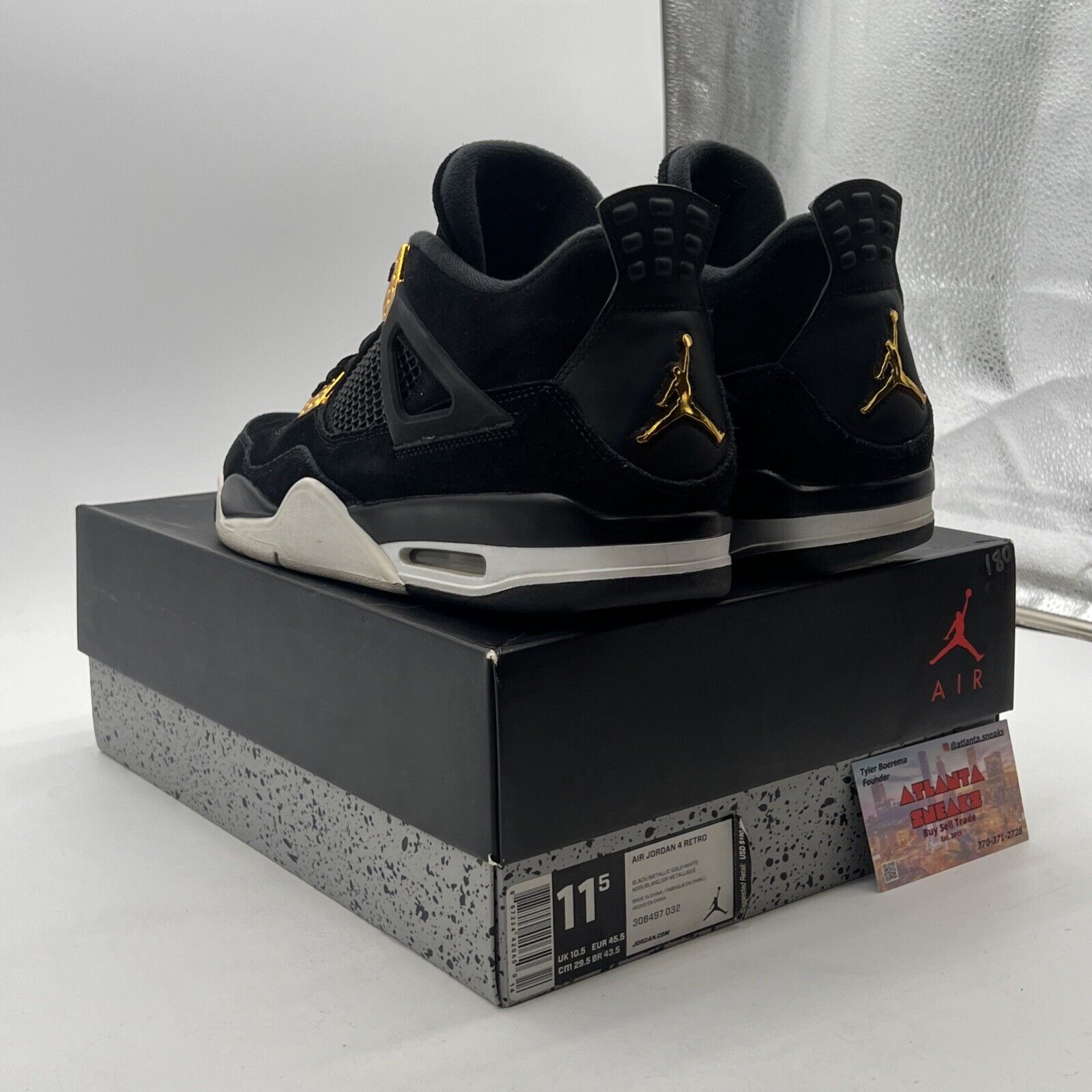 Size 11.5 - Air Jordan 4 Retro Royalty 2017 (308497-032)