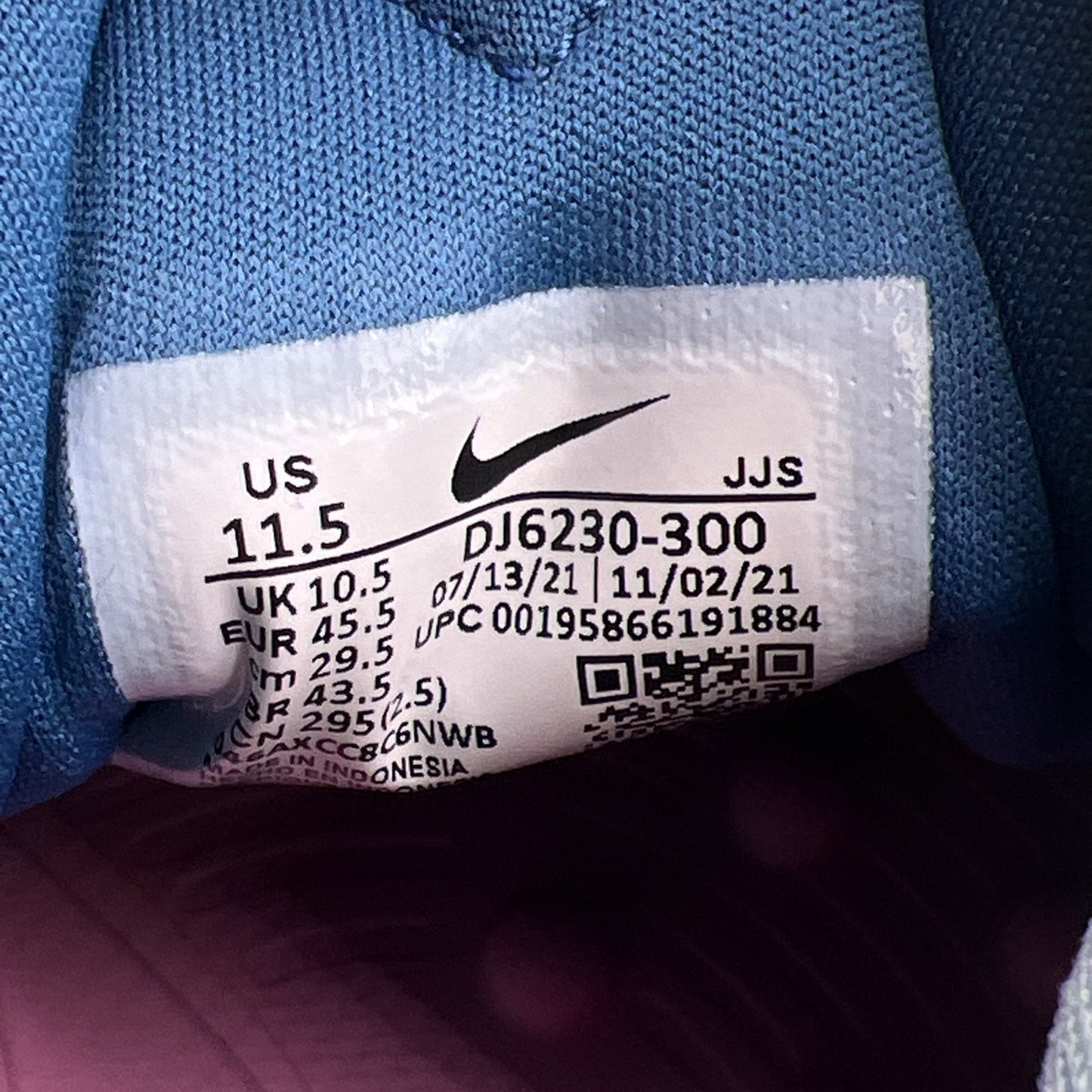 Size 11.5 - Nike Offline Pack Ocean Cube Sanddrift (DJ6230-300)