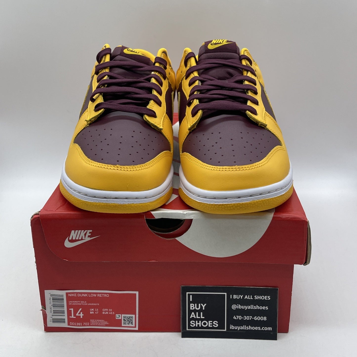 Size 14 - Nike Dunk Low Retro Arizona State Sun Devils 2022 (DD1391-702)