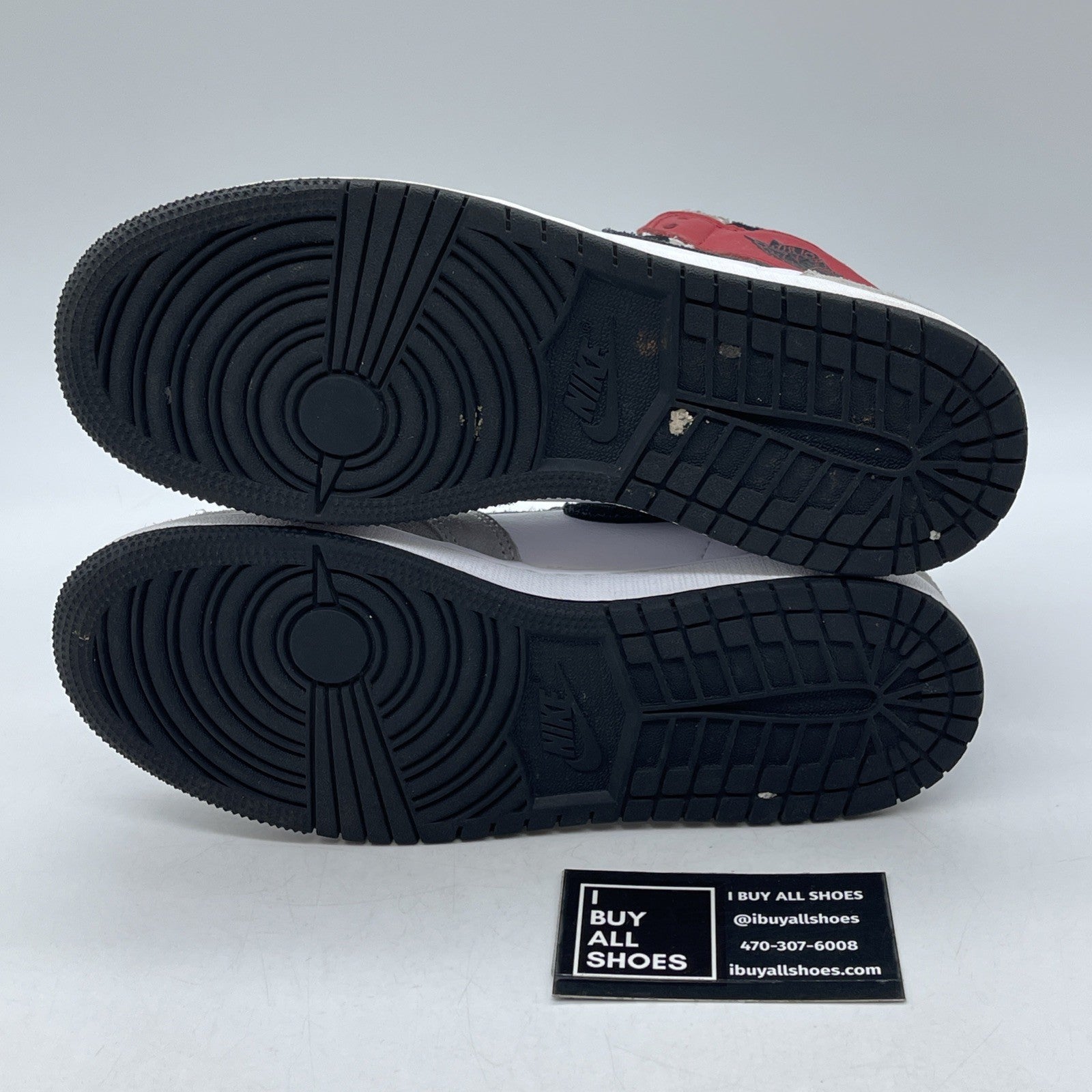 Size 6Y - Jordan 1 Retro High OG Smoke Gray 2020 Suede Leather (575441-126)