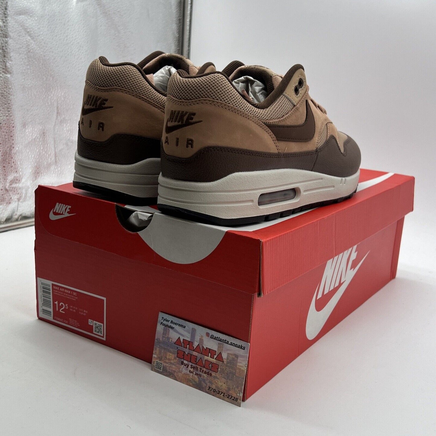 Size 12.5 - Nike Air Max 1 SC Cacao Wow (FB9660-200)