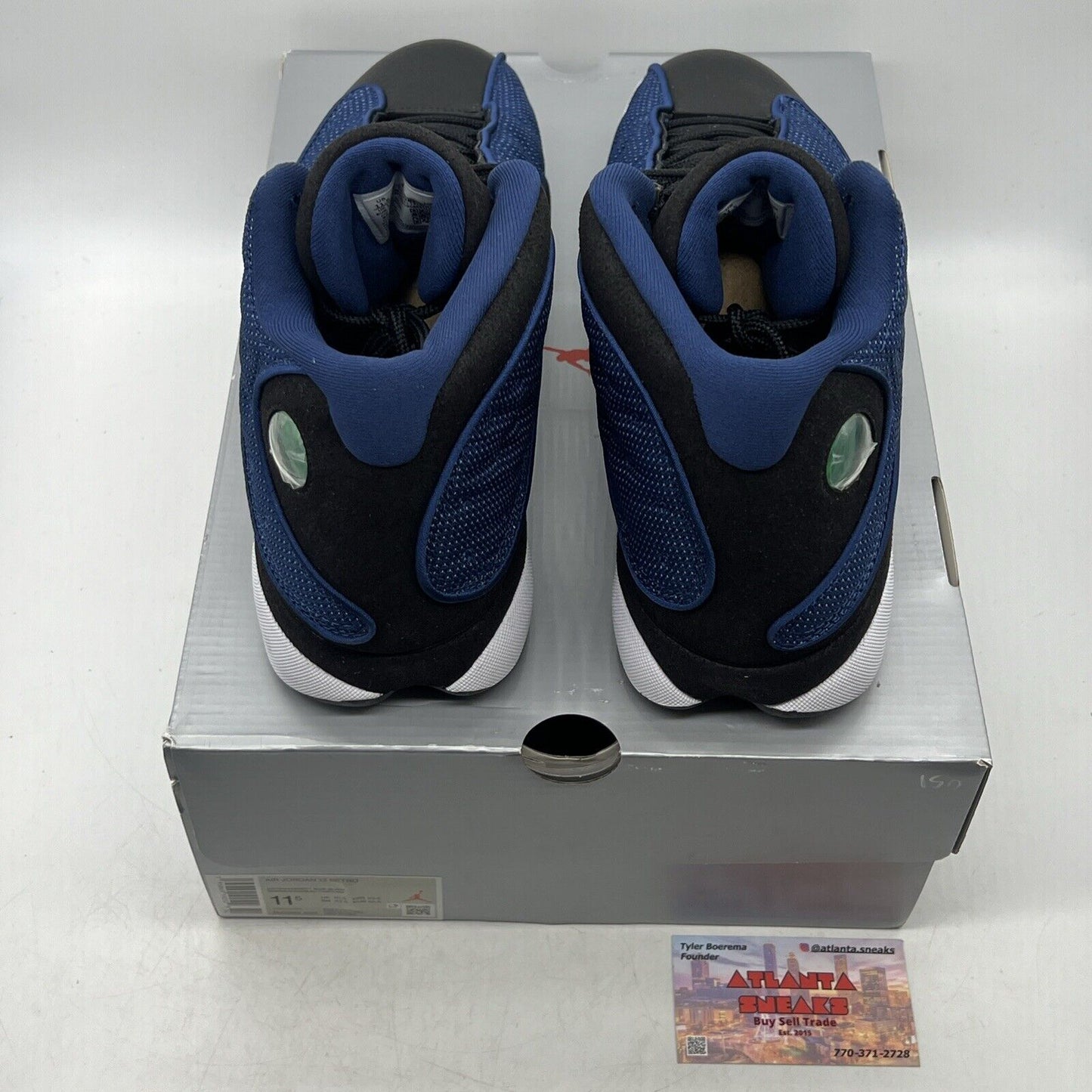 Size 11.5 - Jordan 13 Navy 2022 Black White Suede Leather (DJ5982-400)