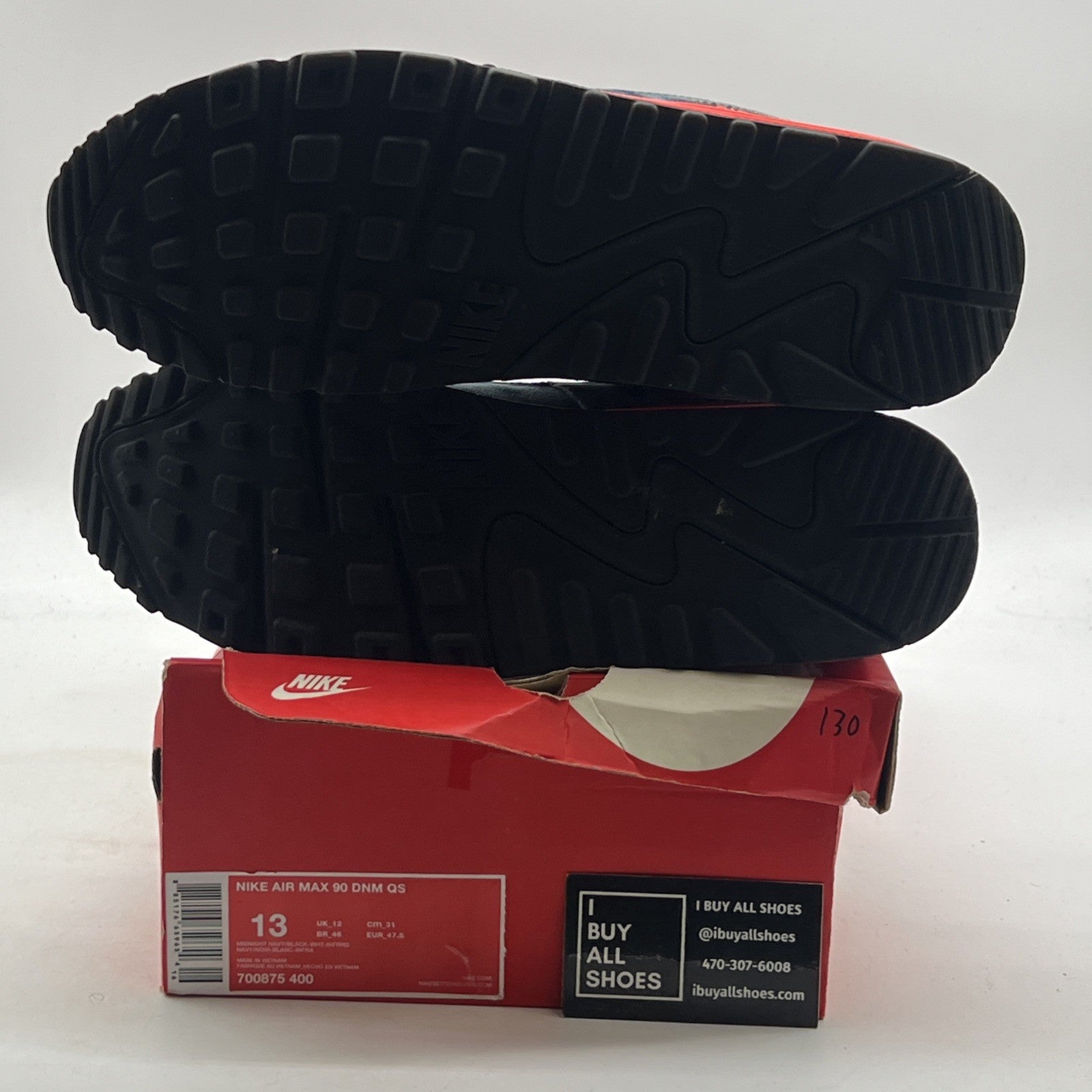 Size 13 - Nike Atmos x Air Max 90 QS Bleached Denim (700875-400)