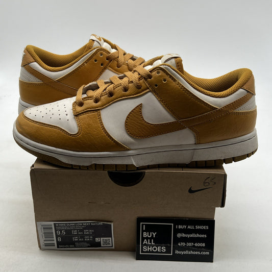Size 9.5 - Nike Dunk Next Nature Low Gold Phantom W (DN1431-001)