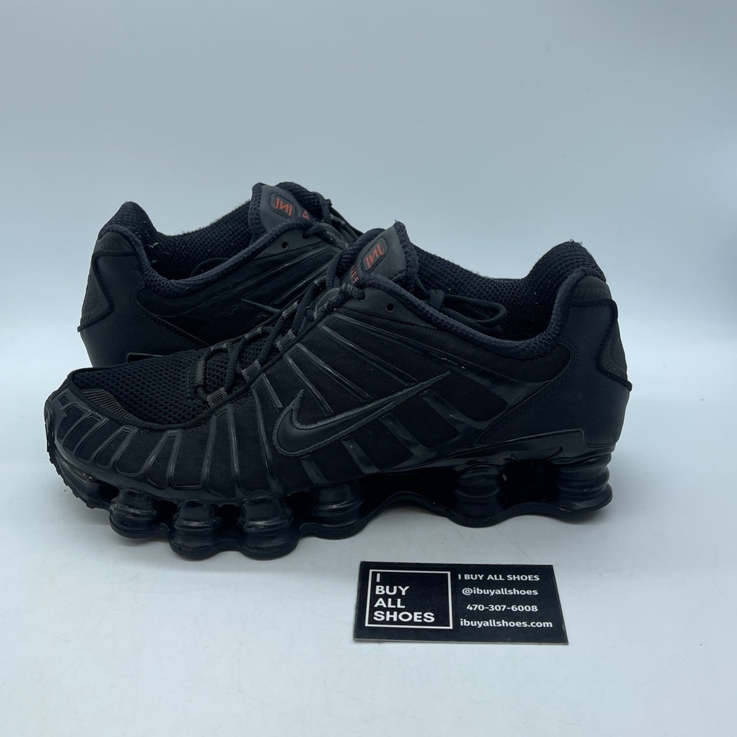 Size 9.5 - Nike Shox TL Metallic Hematite Black Suede Leather (AV3595-002)
