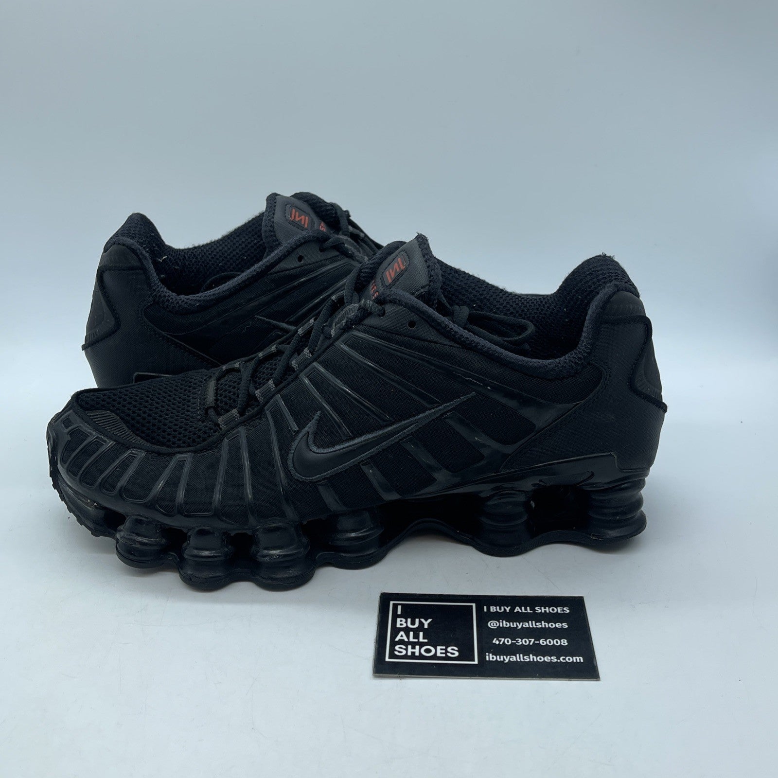 Size 9.5 - Nike Shox TL Metallic Hematite Black Suede Leather (AV3595-002)