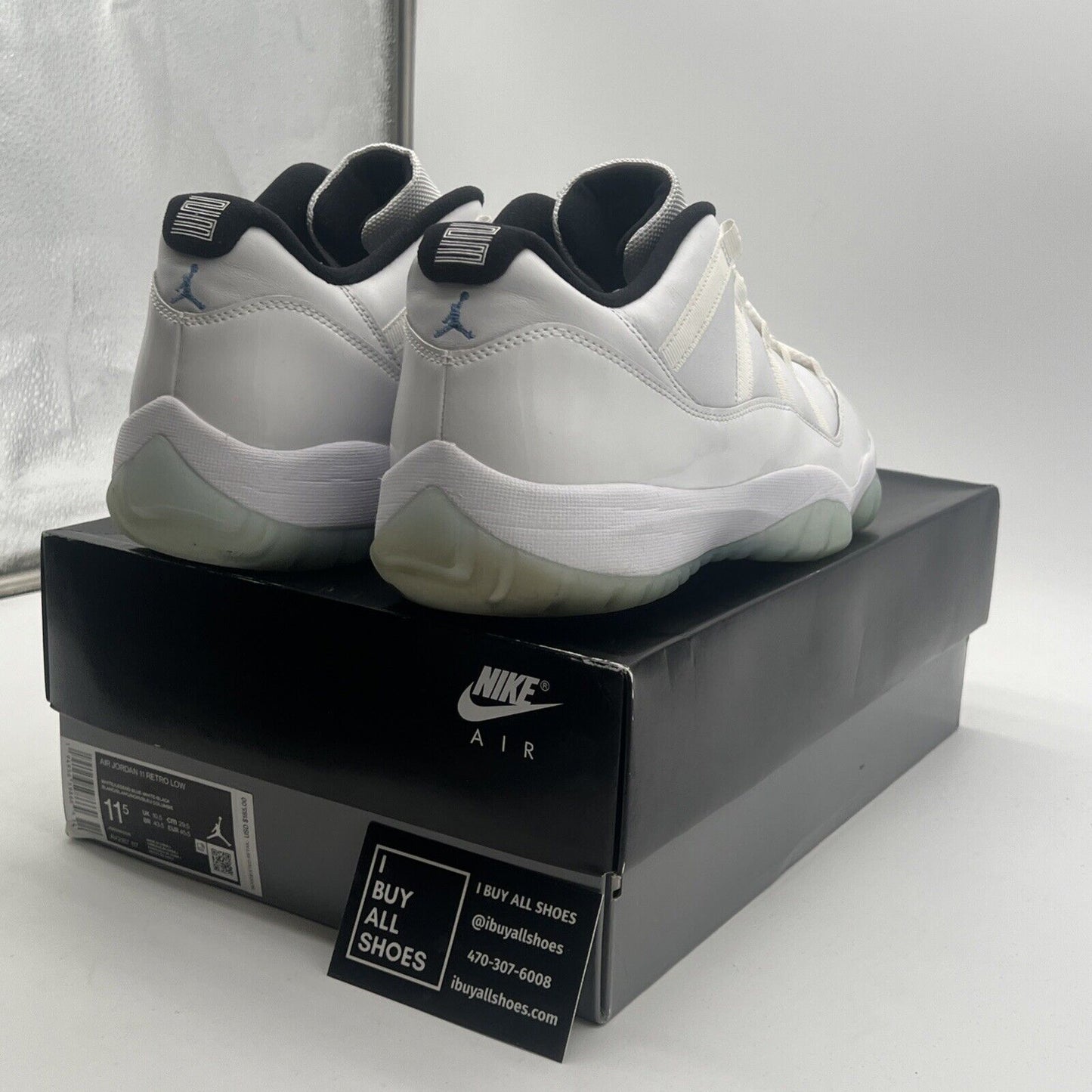 Size 11.5 - Air Jordan 11 Retro Low Legend Blue (AV2187-117)