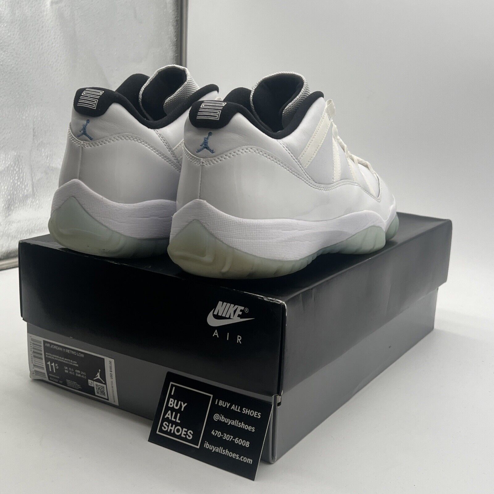 Size 11.5 - Air Jordan 11 Retro Low Legend Blue (AV2187-117)