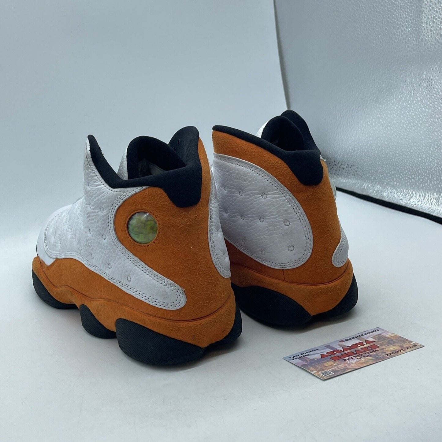 Size 10.5 - Air Jordan 13 Retro Starfish Orange White Black (414571-108)