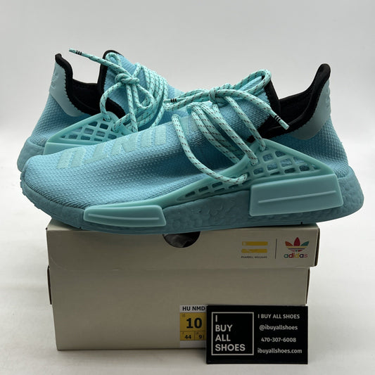Size 10 - adidas Pharrell x NMD Human Race Aqua (GY0094)