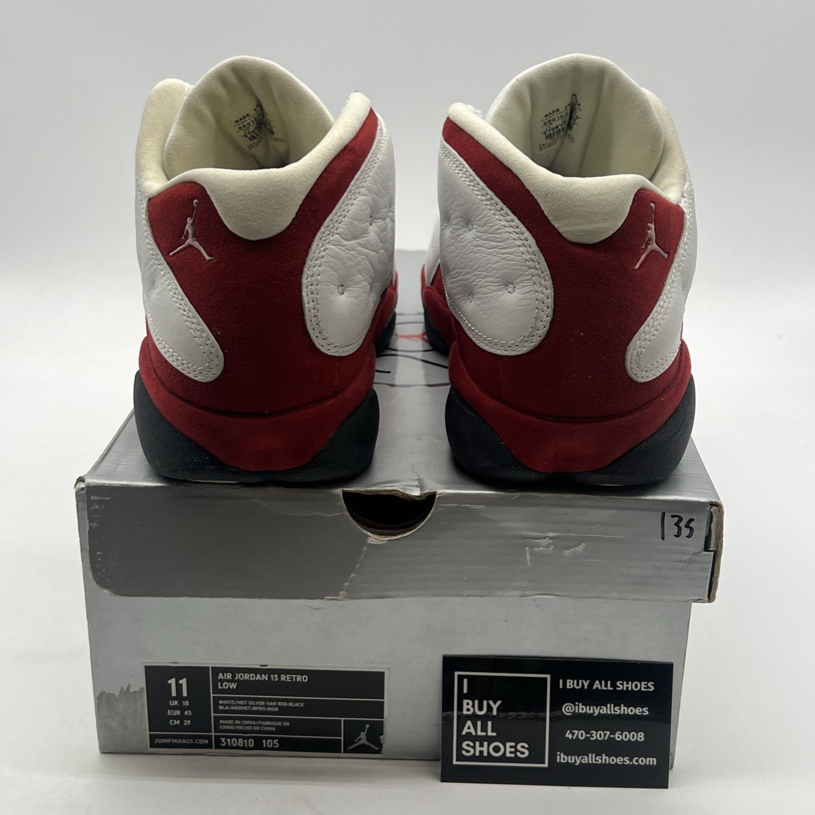 Size 11 - Air Jordan 13 Retro 2005 Low Cherry (310810-105)