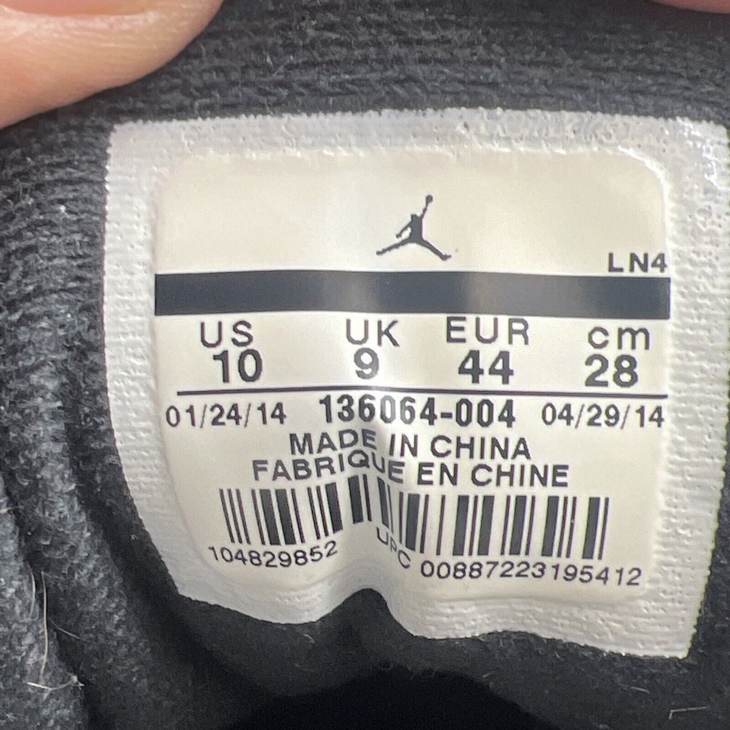 Size 10 - Air Jordan 3 Retro Wolf Grey (136064-004)