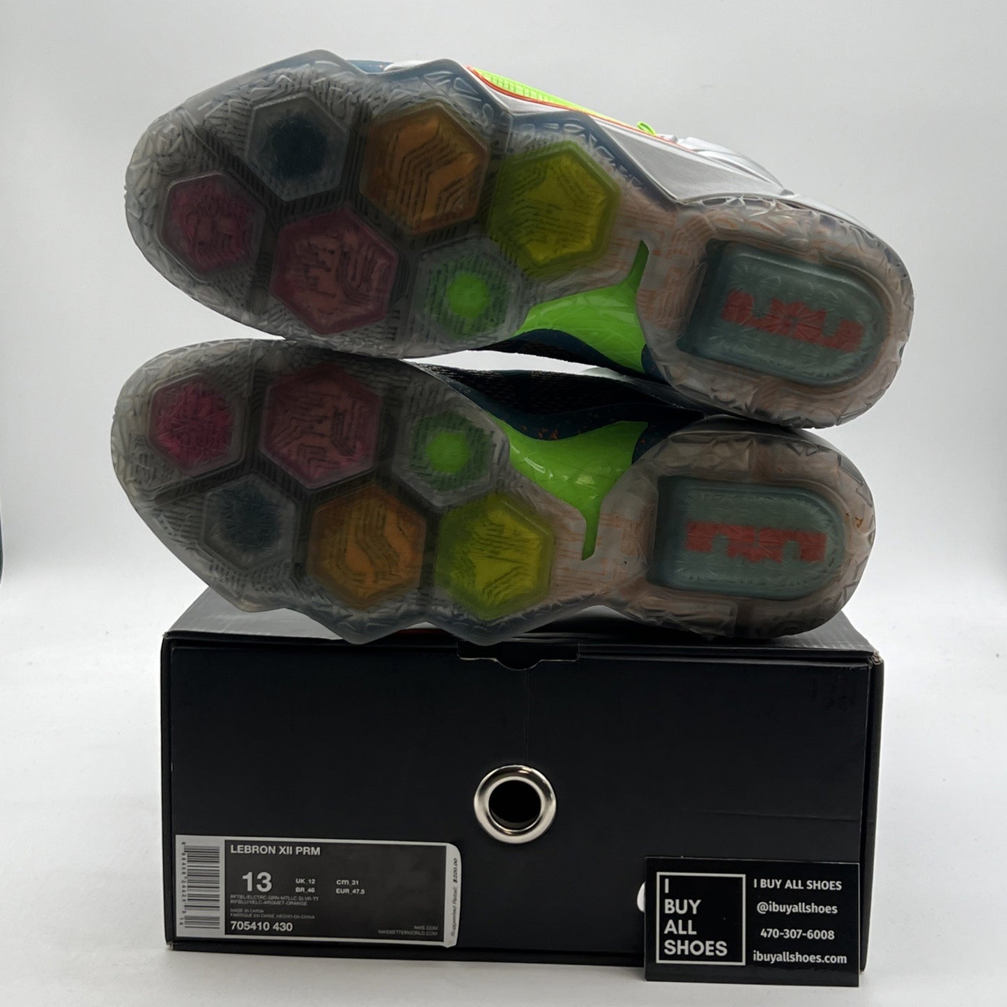 Size 13 - Nike LeBron 12 Trillion Dollar Man (705410-430)