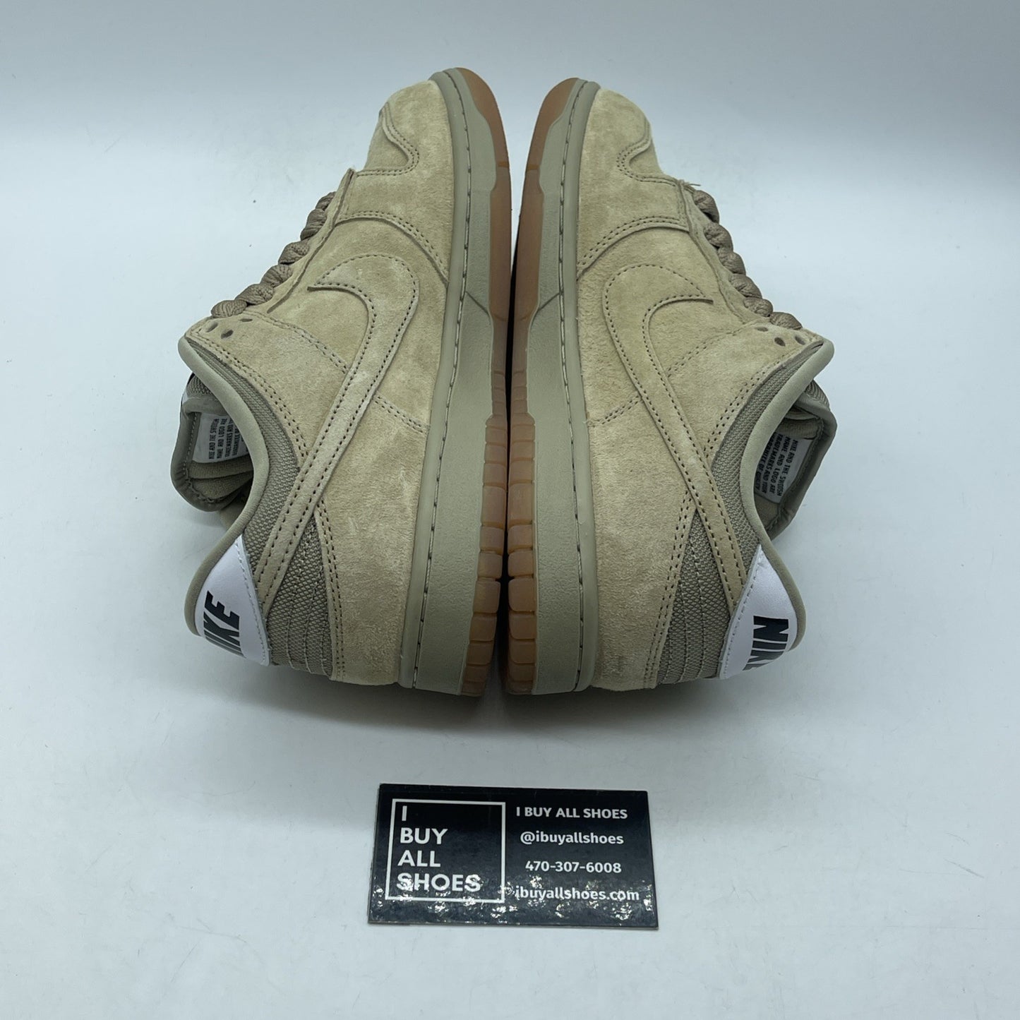 Size 8.5 - Nike Dunk SB Pro B Low Parachute Beige Brown Suede (HJ0367-200)