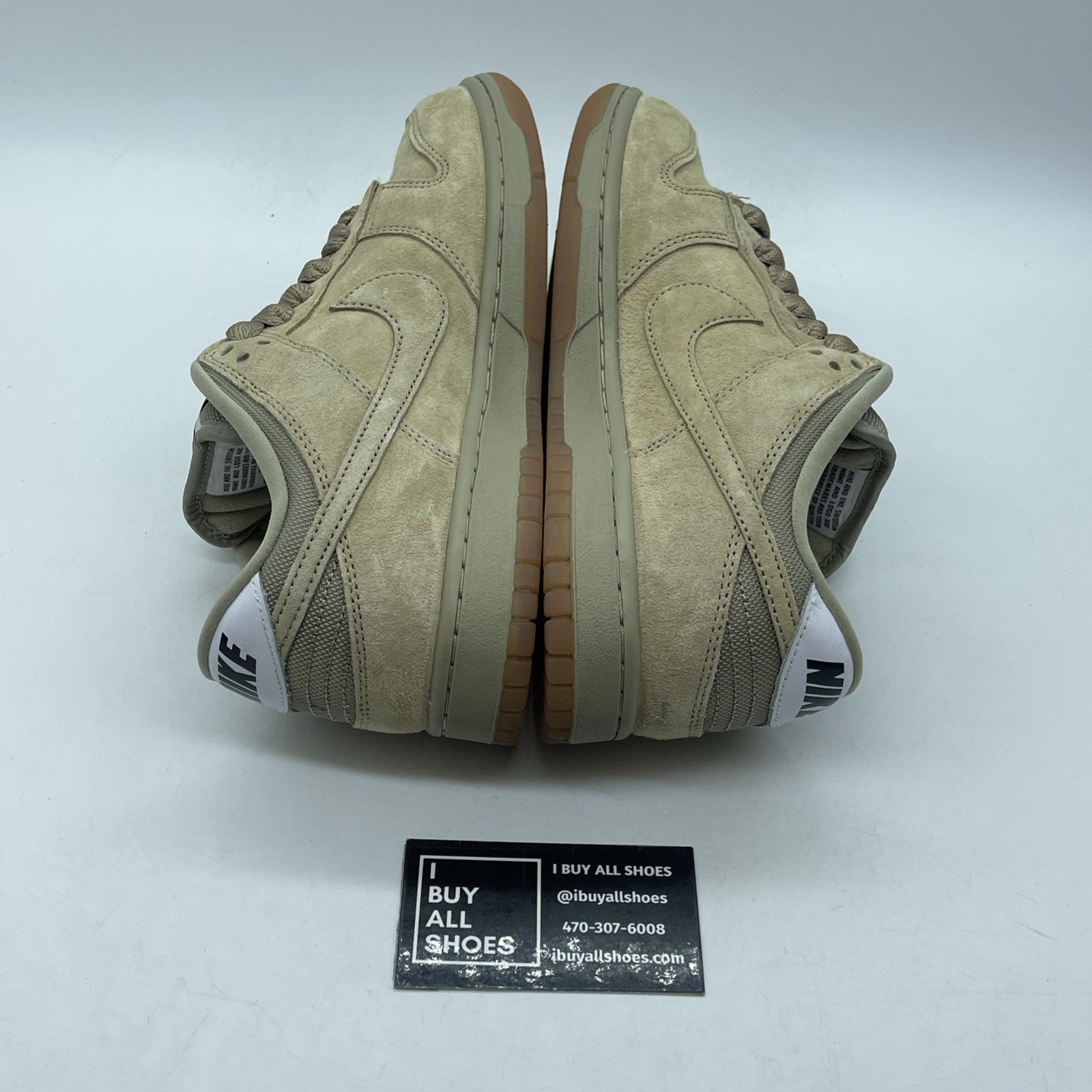 Size 8.5 - Nike Dunk SB Pro B Low Parachute Beige Brown Suede (HJ0367-200)