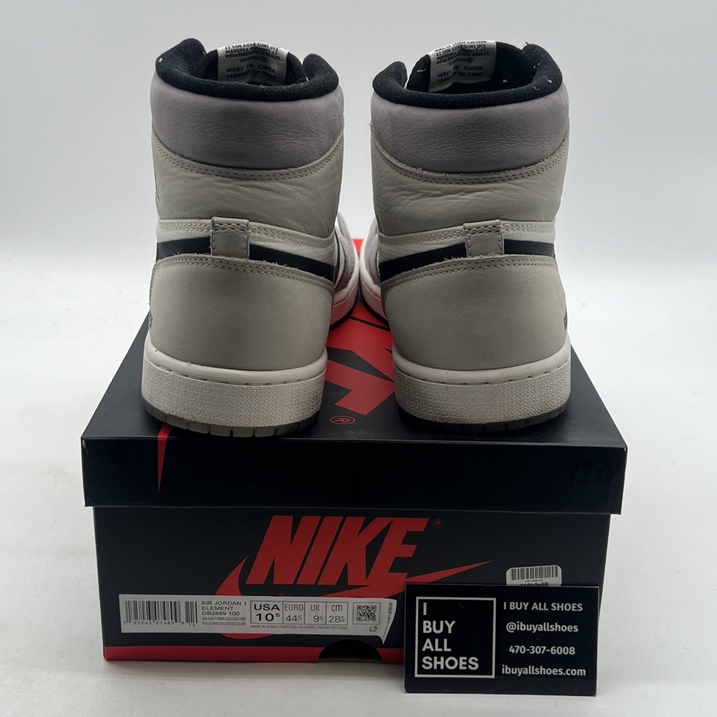 Size 10.5 - Air Jordan 1 Element GORE-TEX High Light Bone (DB2889-100)