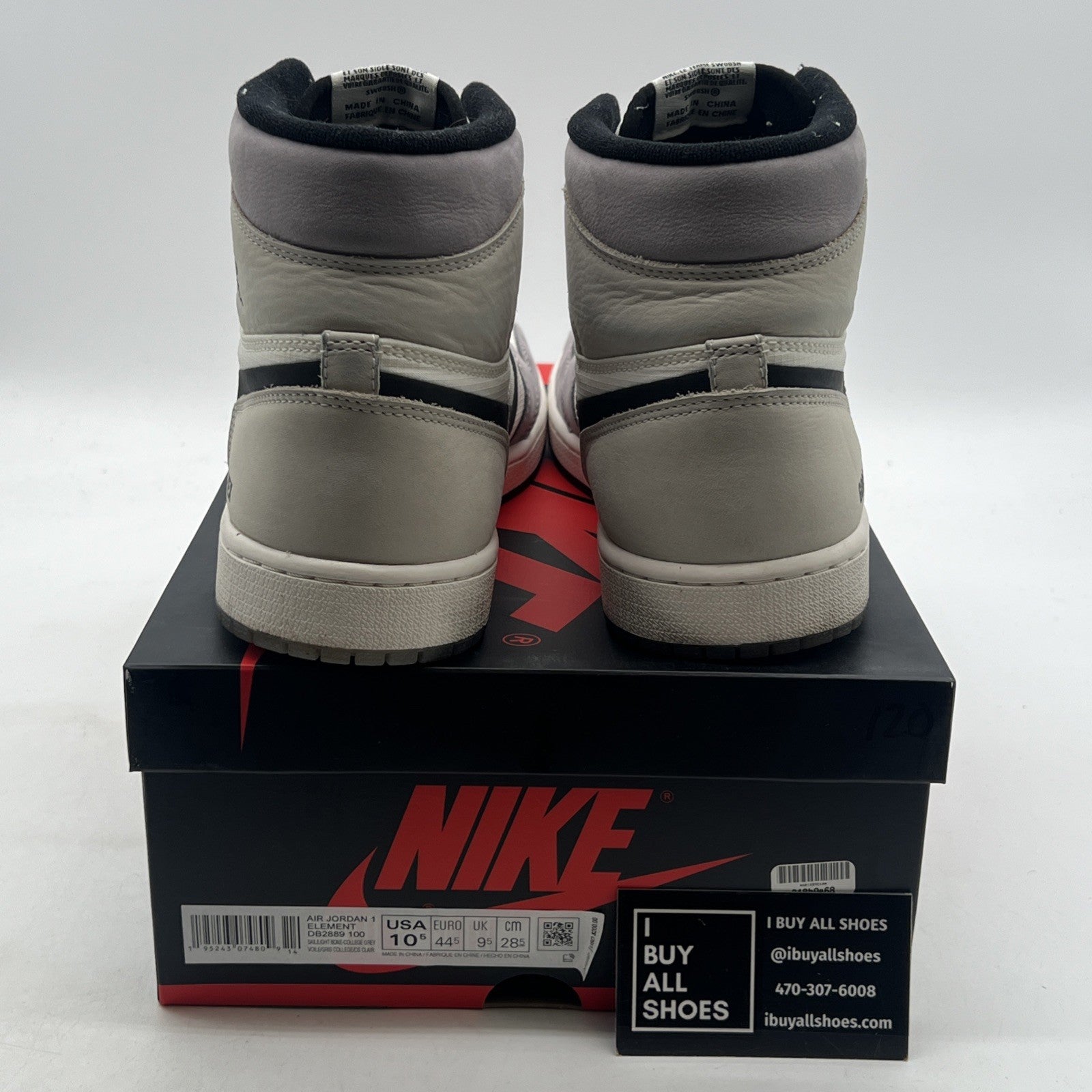 Size 10.5 - Air Jordan 1 Element GORE-TEX High Light Bone (DB2889-100)