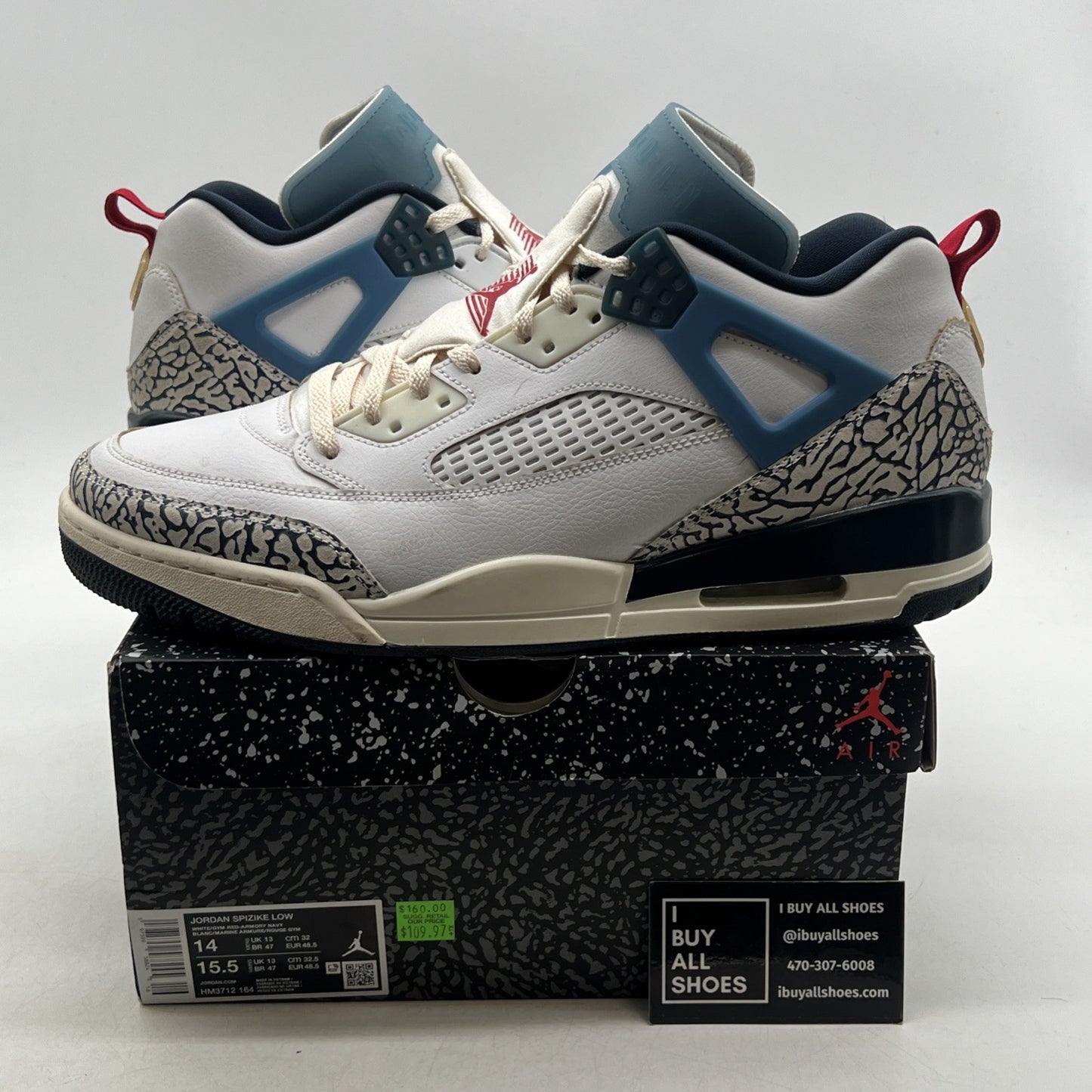 Size 14 - Nike Jordan Spizike Low Motion Pack Mens Basketball (HM3712-164)