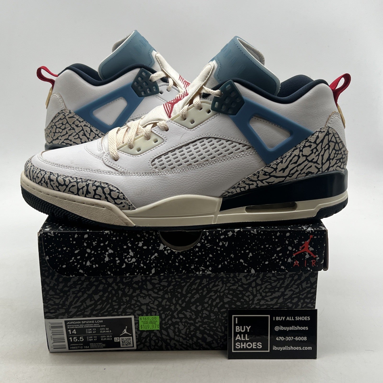 Size 14 - Nike Jordan Spizike Low Motion Pack Mens Basketball (HM3712-164)