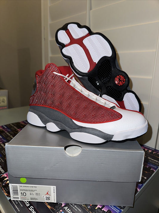 Men's Air Jordan DJ5982-600 Retro 13 'Red Flint' US size 10