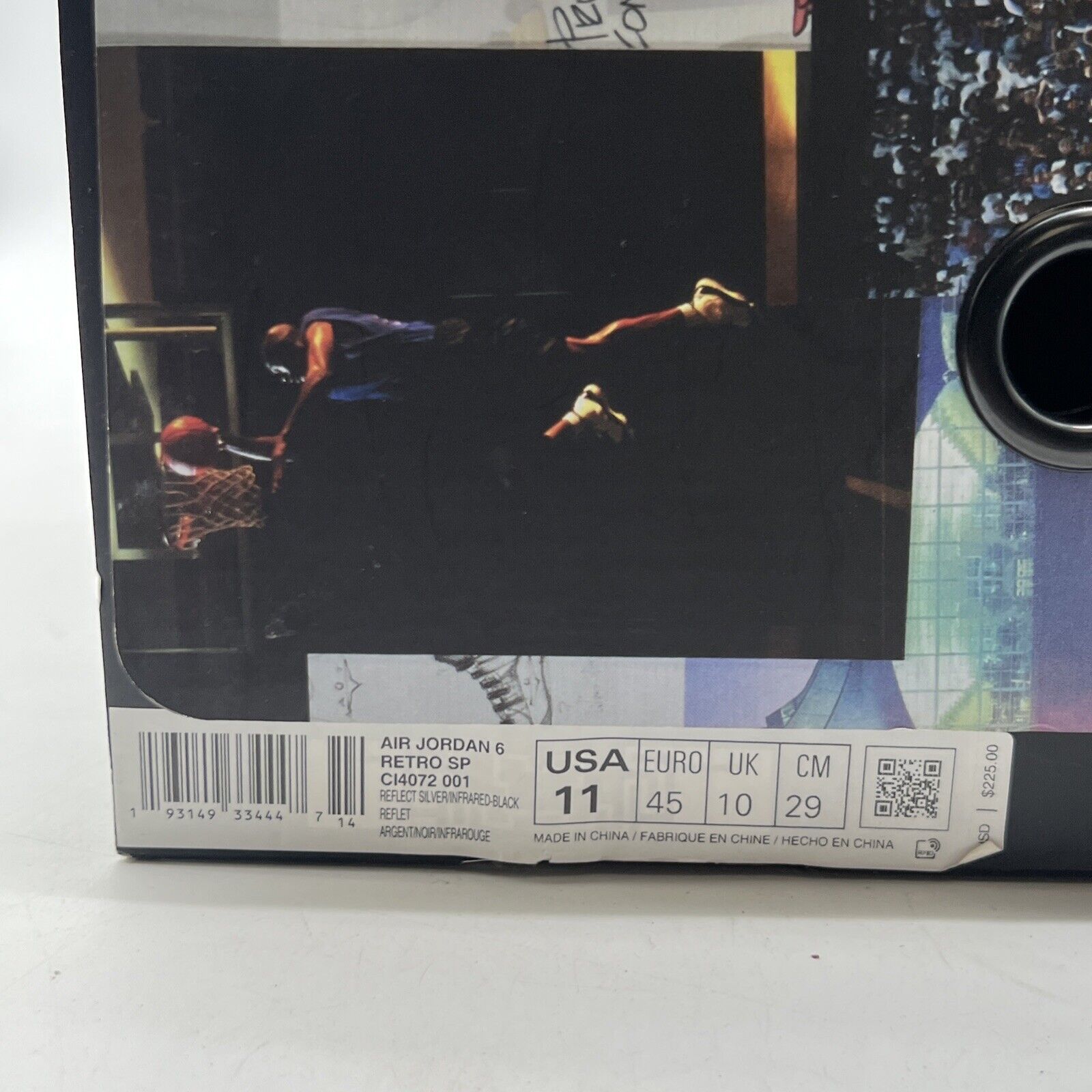 Size 11 - Air Jordan 6 Retro SP Reflections Of A Champion (CI4072-001)