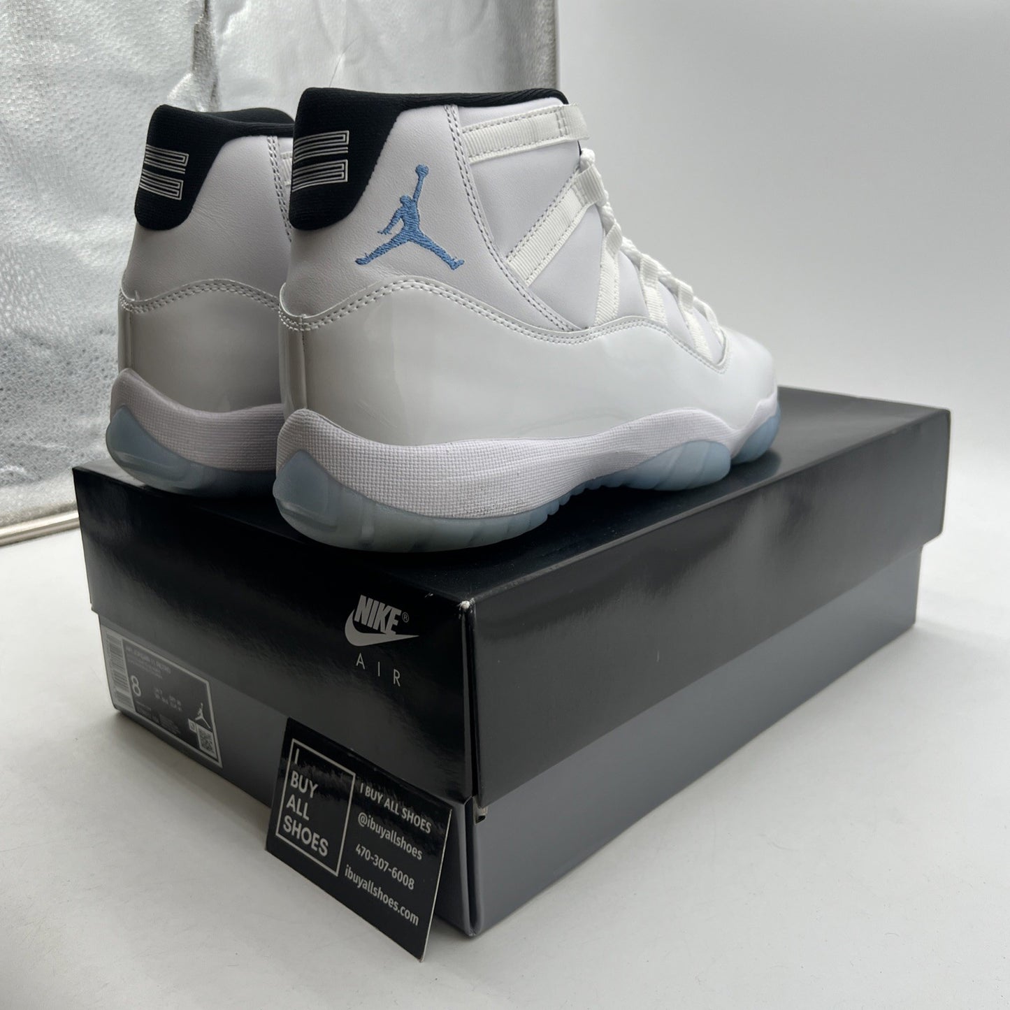 Size 8 - Air Jordan 11 Retro 2024 Legend Blue / Columbia (CT8012-104)