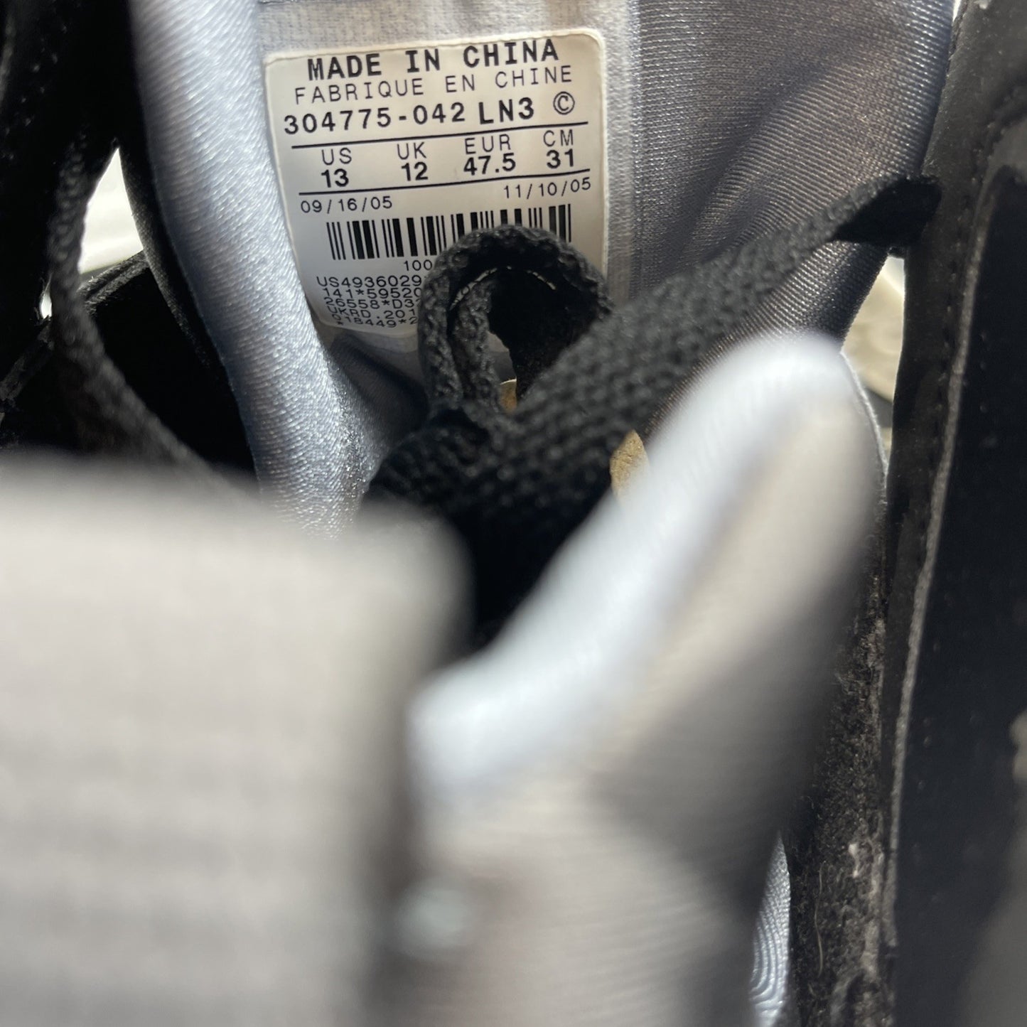 Size 13 - Air Jordan 7 Retro 2006 Chambray (304775-042)
