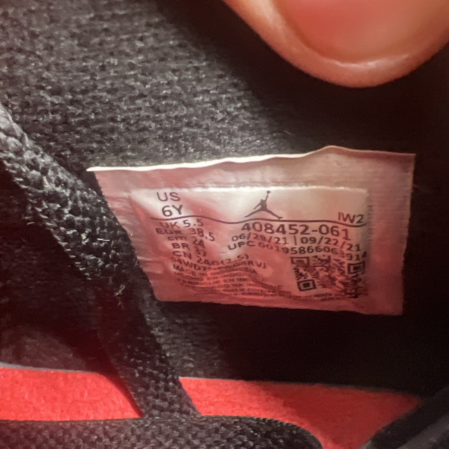 Size 6 - Air Jordan 4 Retro Mid Infrared (408452-061)