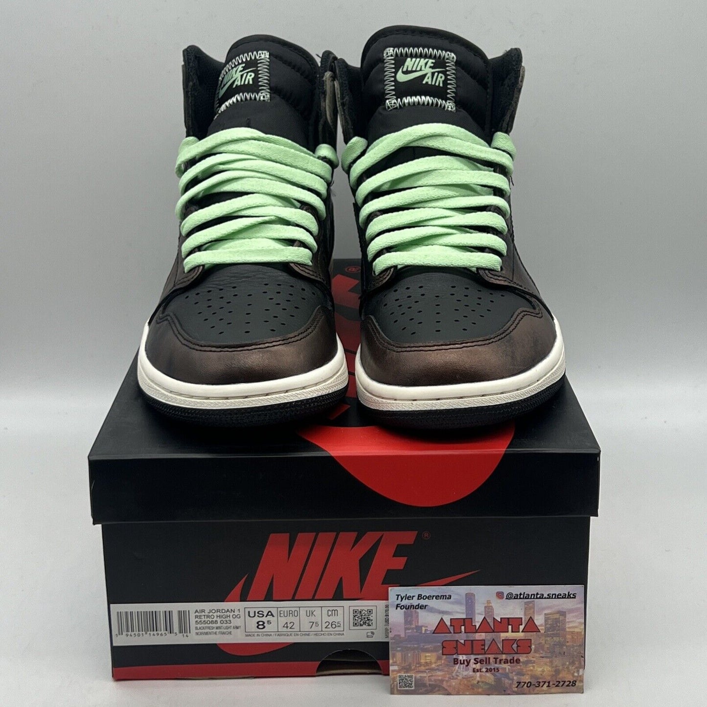 Size 8.5 - Jordan 1 Retro High OG Fresh Mint Brand New Og All