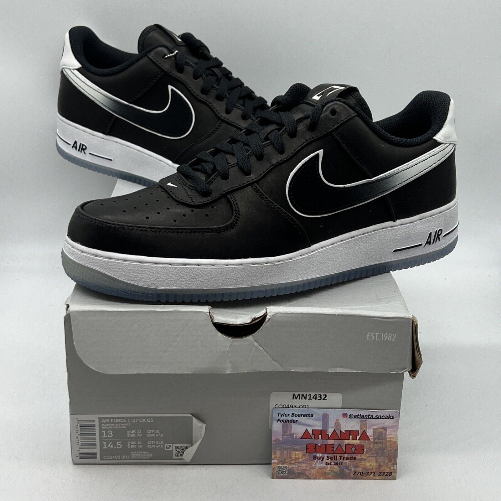 Size 13 - Nike Colin Kaepernick x Air Force 1 '07 QS Low True to 7 Brand New DS