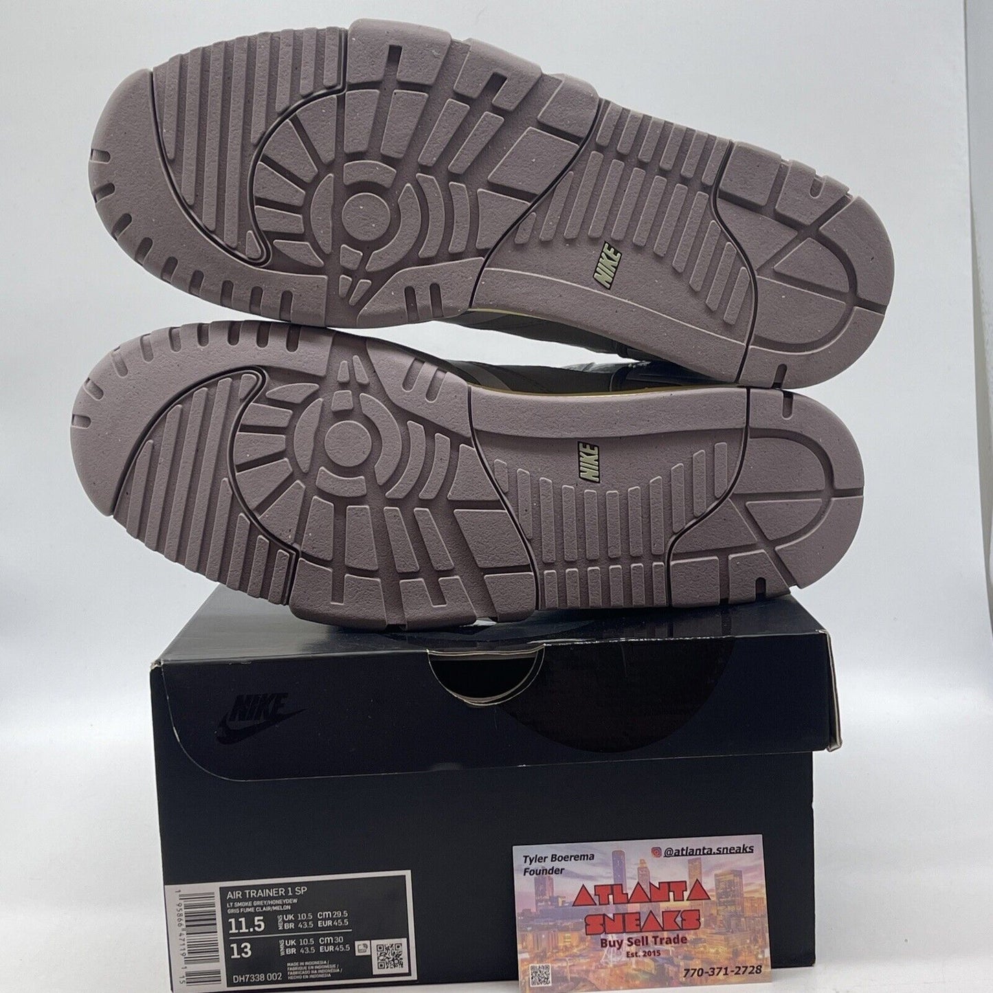 Size 11.5 - Nike Air Trainer 1 Honeydew Green Grey Brown Yellow (DH7338-002)