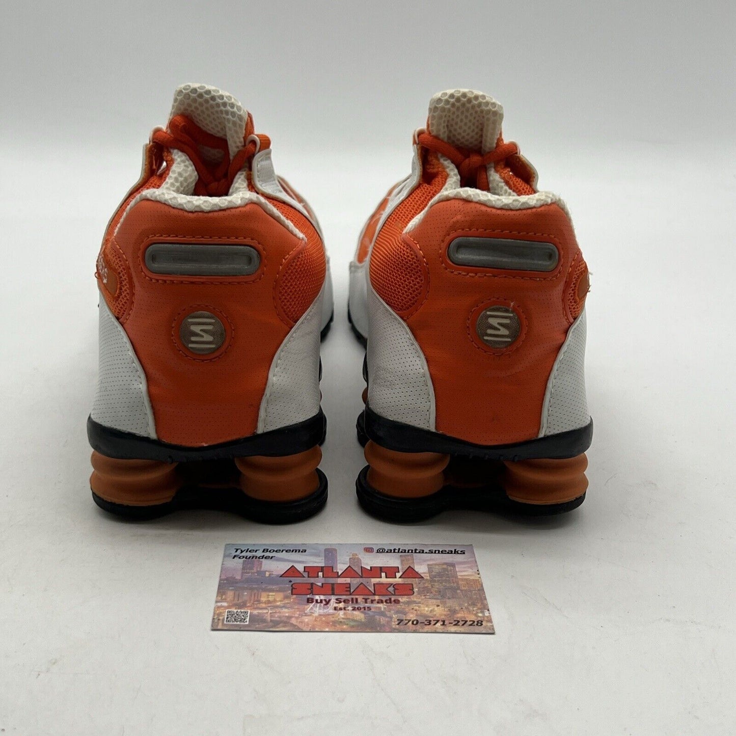 Size 11 - Nike Shox NZ Tigers Orange White (0304406QT)