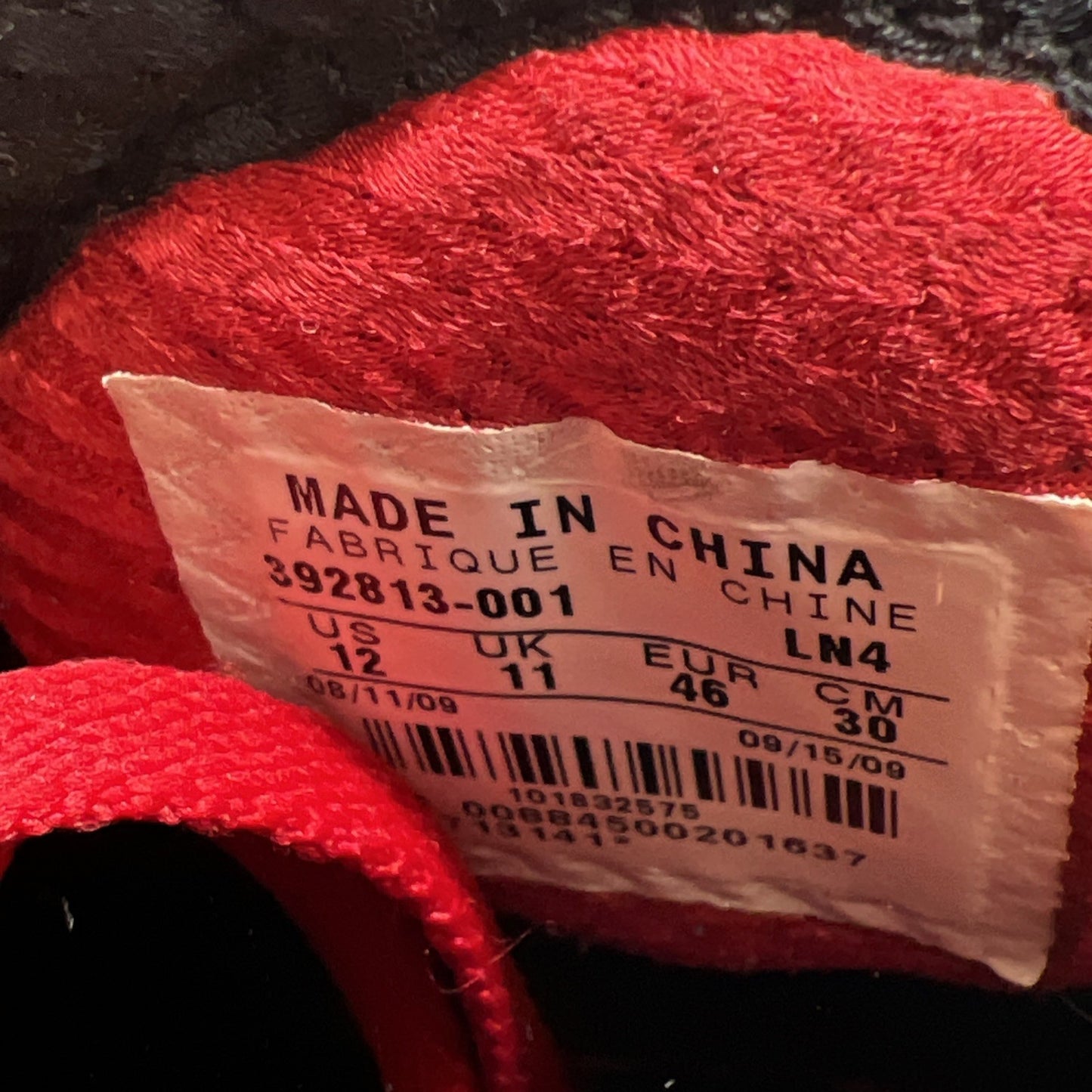 Size 12 - Air Jordan Alpha 1 Varsity Red (392813-001)