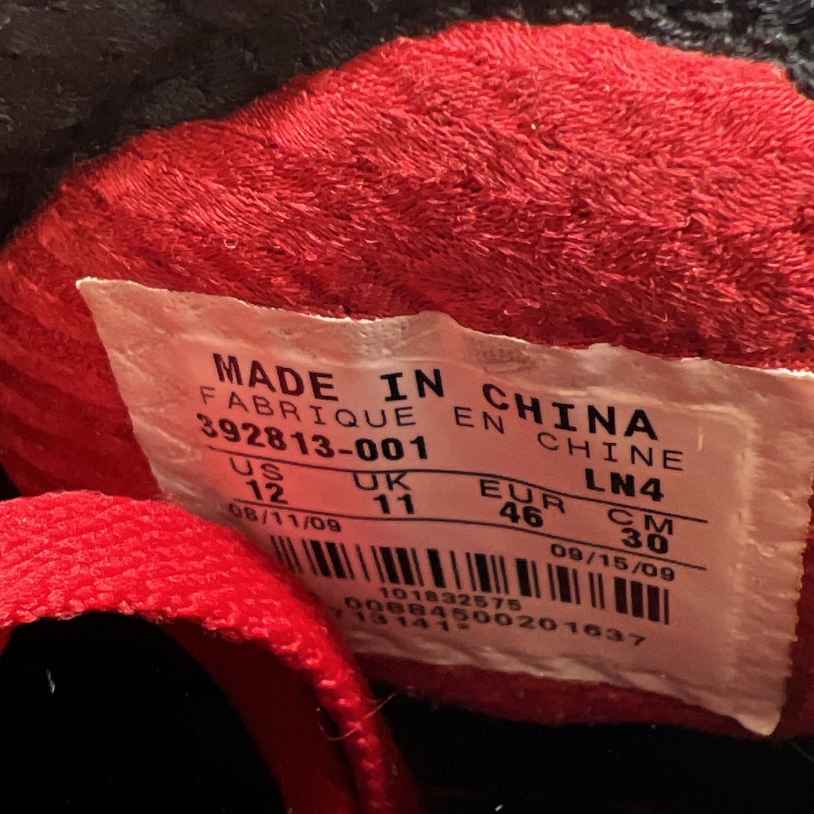 Size 12 - Air Jordan Alpha 1 Varsity Red (392813-001)