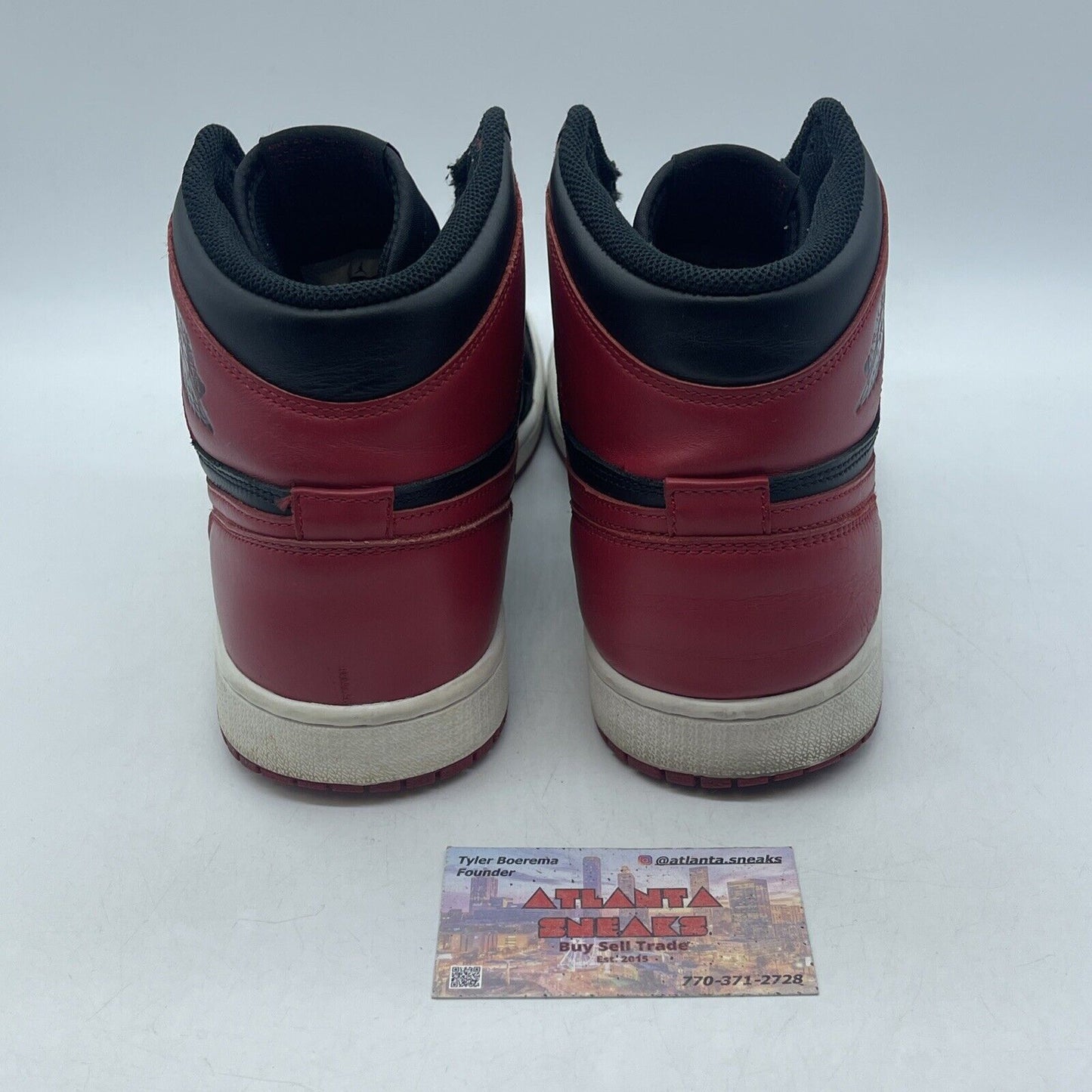 Size 10.5 - Air Jordan 1 Retro OG 2013 High Bred Red Black Leather (555088-023)