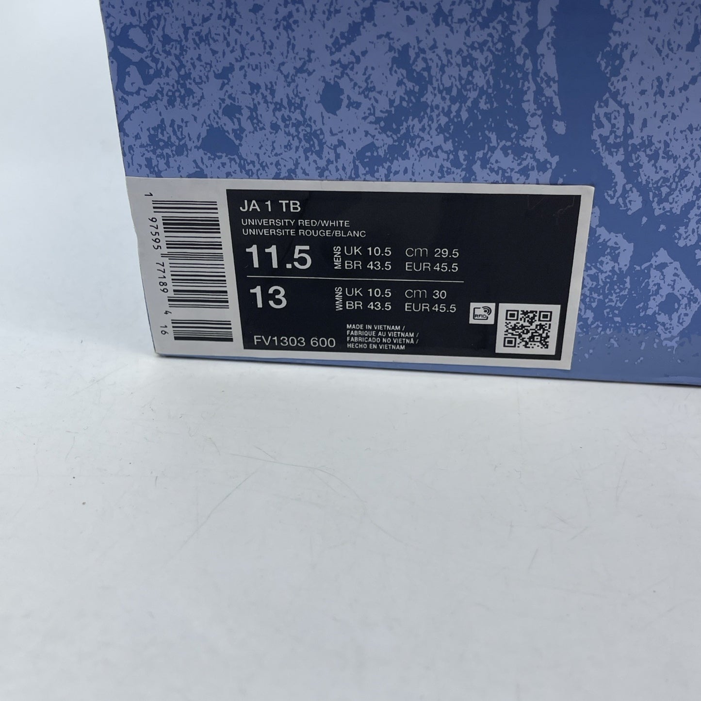 Size 11.5 - Nike Ja 1 TB Basketball Shoes University Red White (FV1303-600)