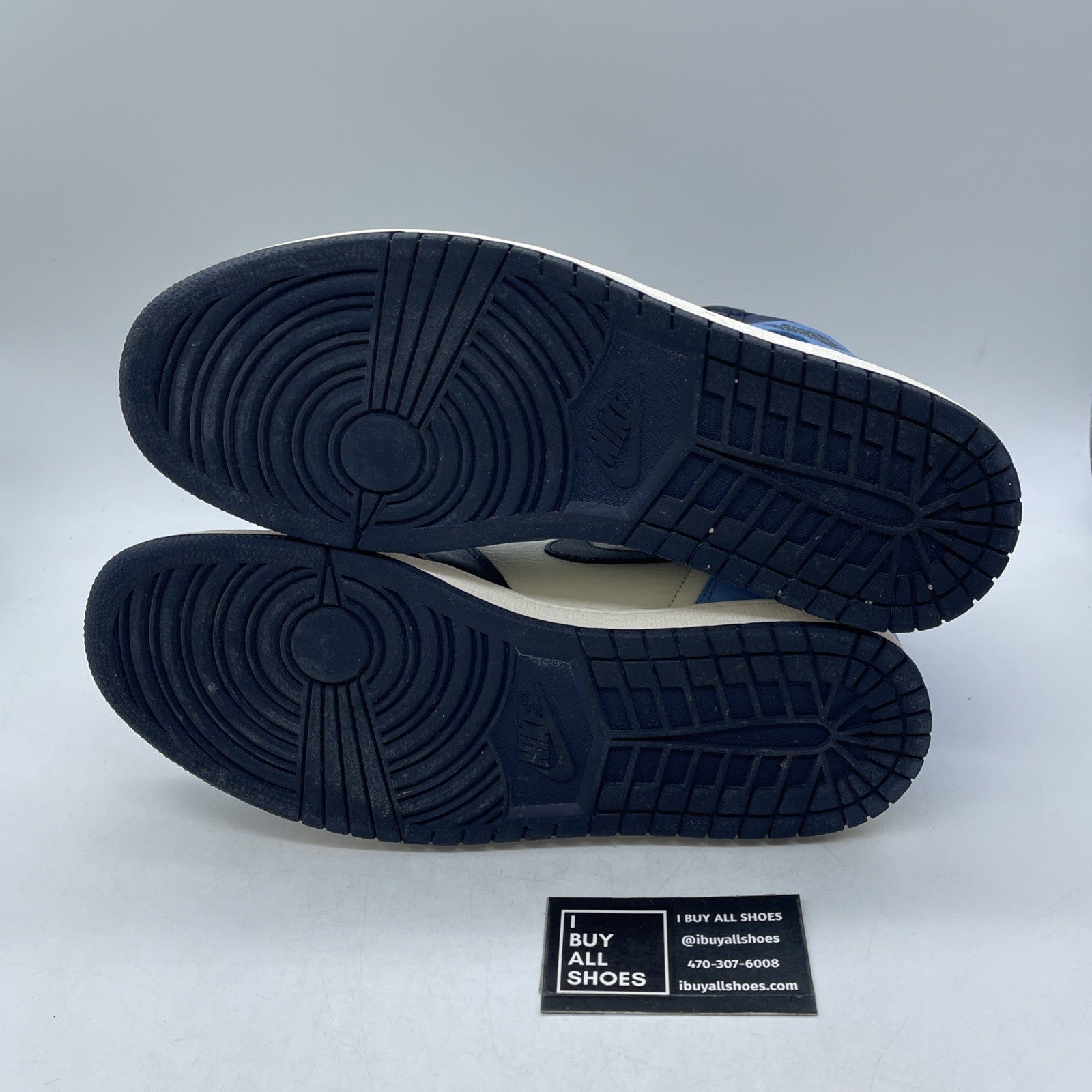 Size 12 - Air Jordan 1 Retro OG High Obsidian UNC (555088-140)