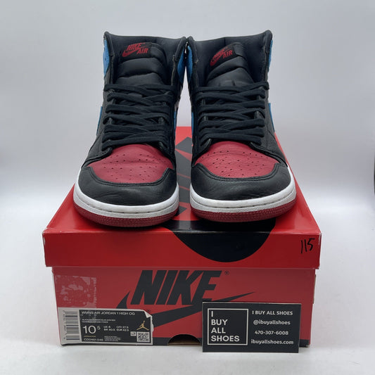 Size 10.5 - Jordan 1 High OG UNC To Chicago 2020 Black Leather (CD0461-046)