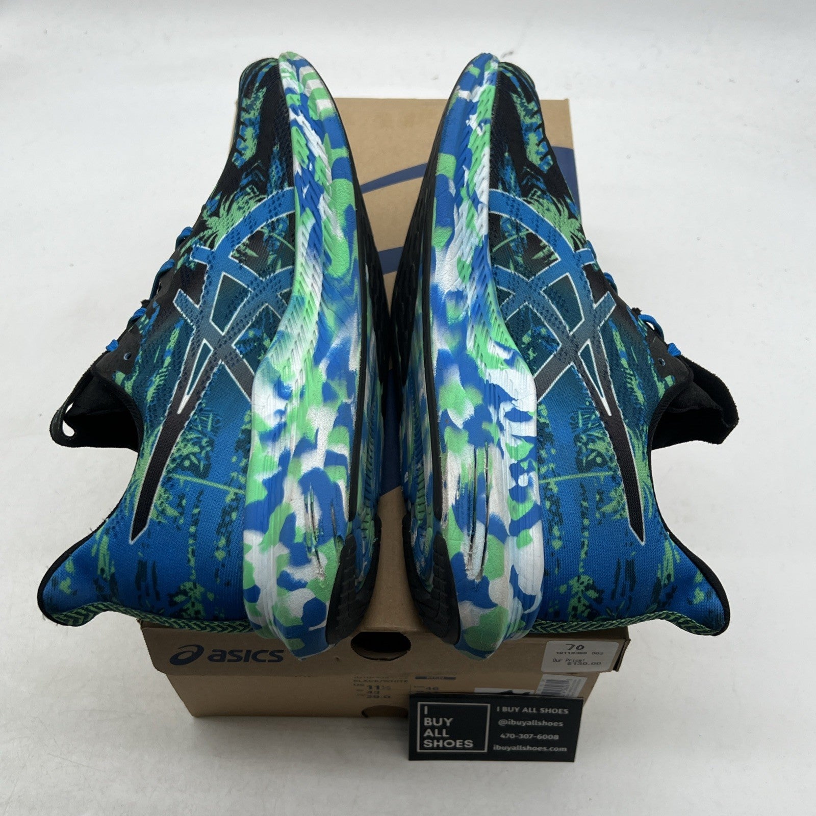 Size 11.5 - Asics Noosa Tri 14 Tropical - Black White (1011B368-002)
