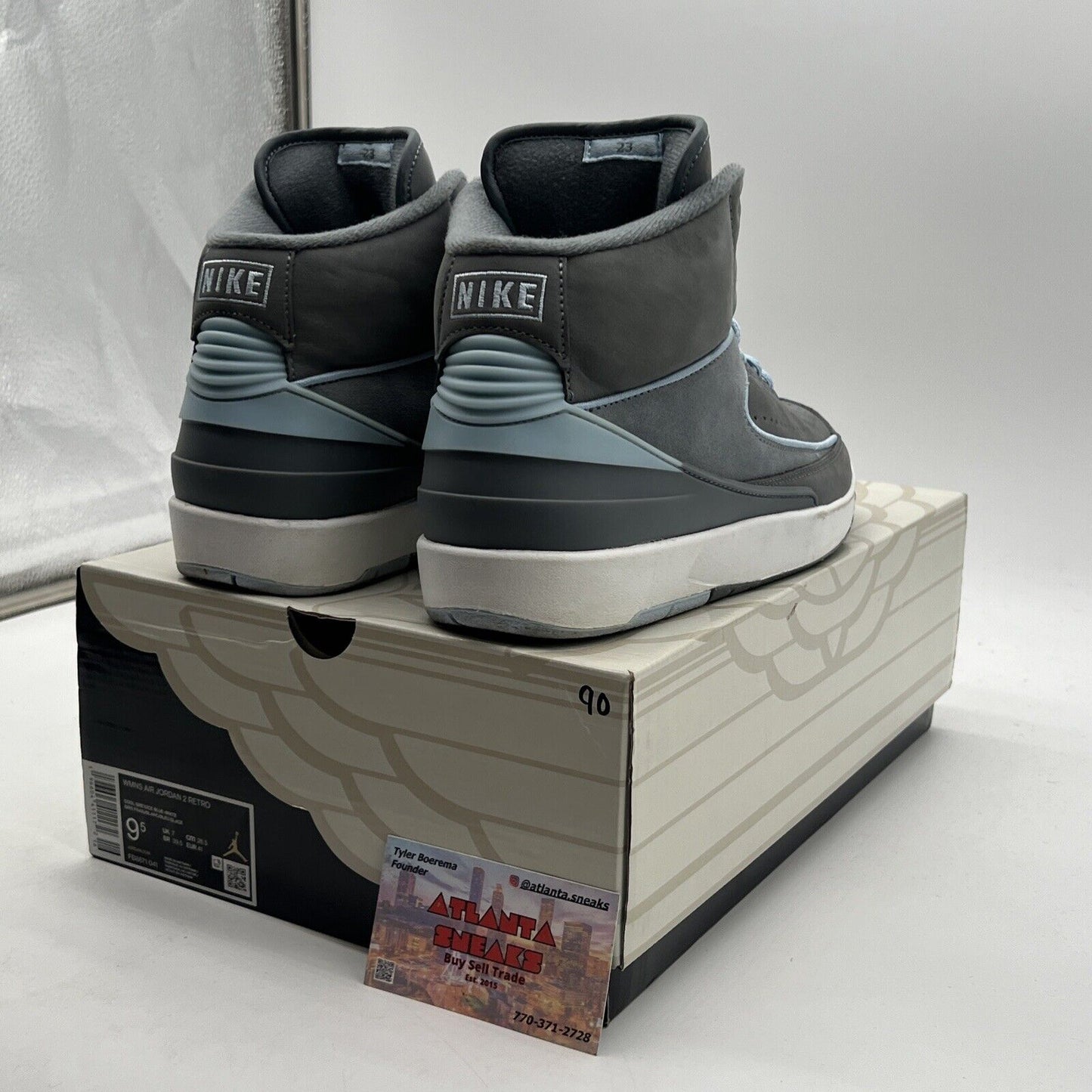 Size 9.5 - Air Jordan 2 Retro Cool Grey W (FB8871-041)